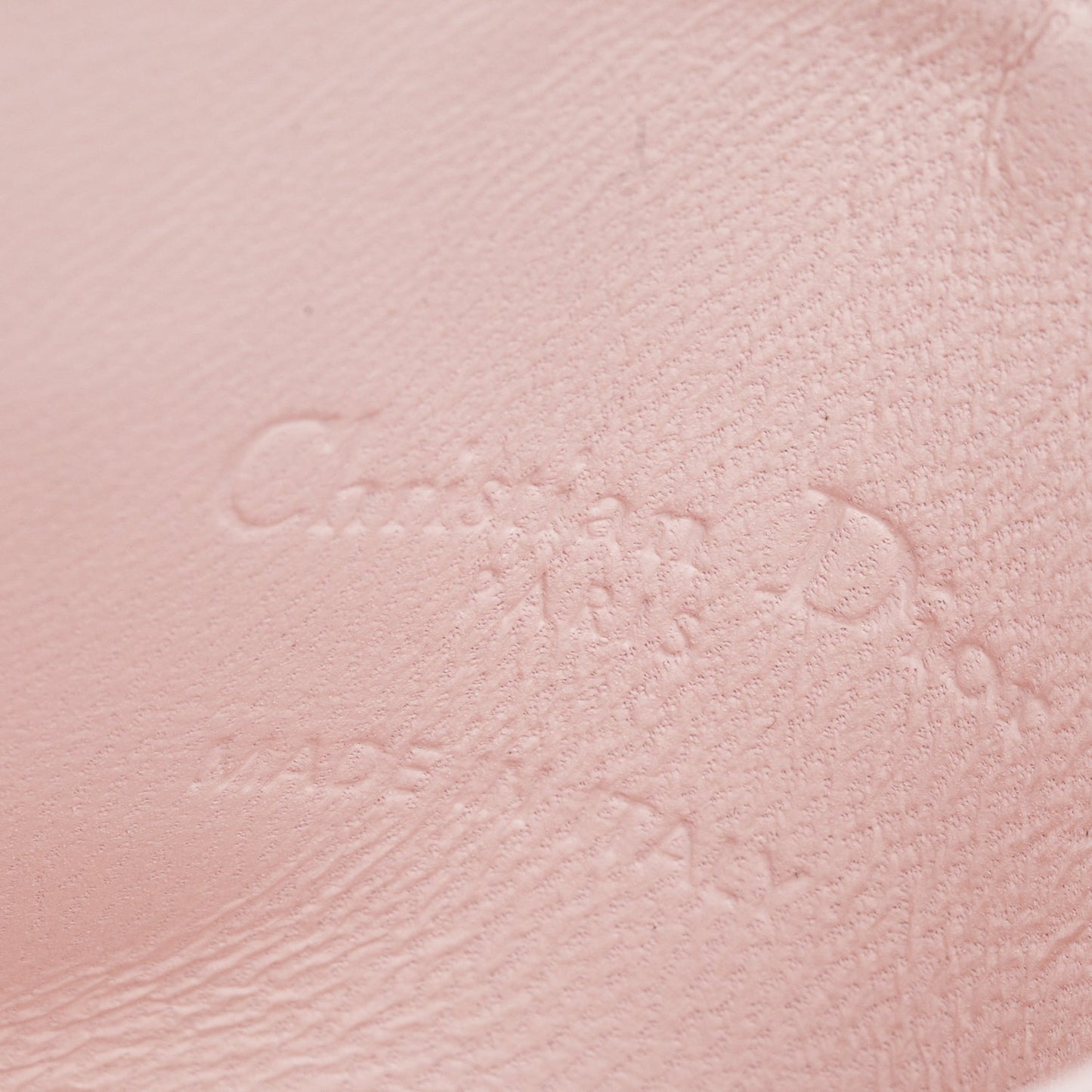 Christian Dior 2025 Pink Cannage Lambskin Lucky Lady Dior Freesia Card Holder