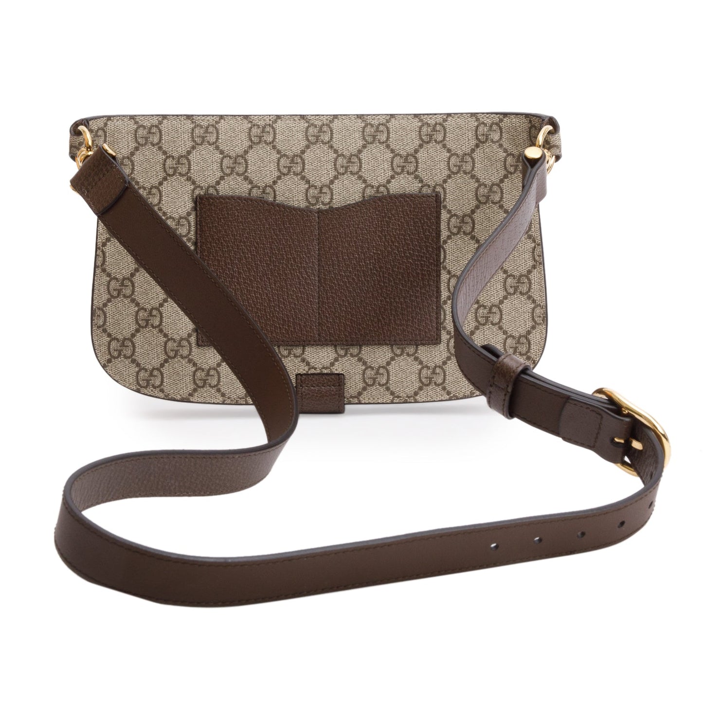 Gucci GG Supreme Monogram Textured Dollar Calfskin Blondie Belt Bag