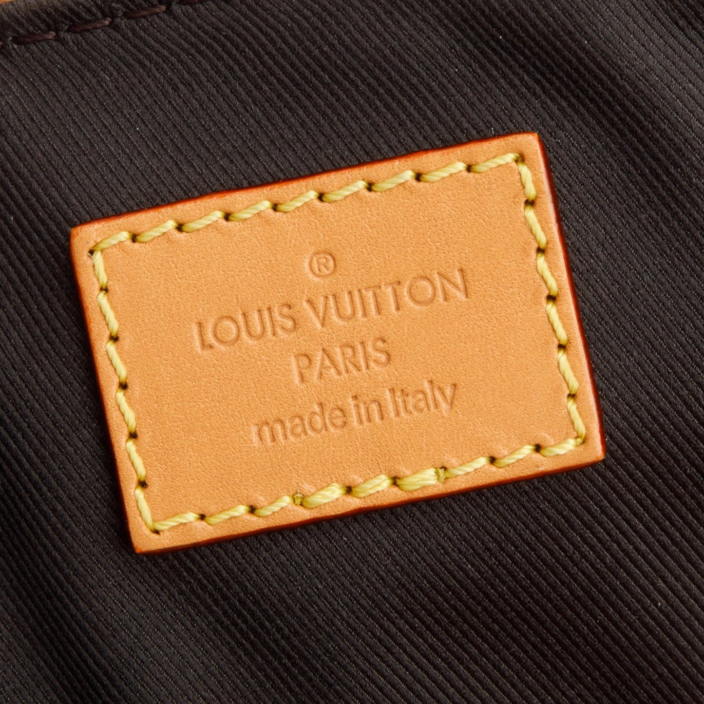 Louis Vuitton Tan Vachetta Leather Wavy Keepall Bandouliere 50