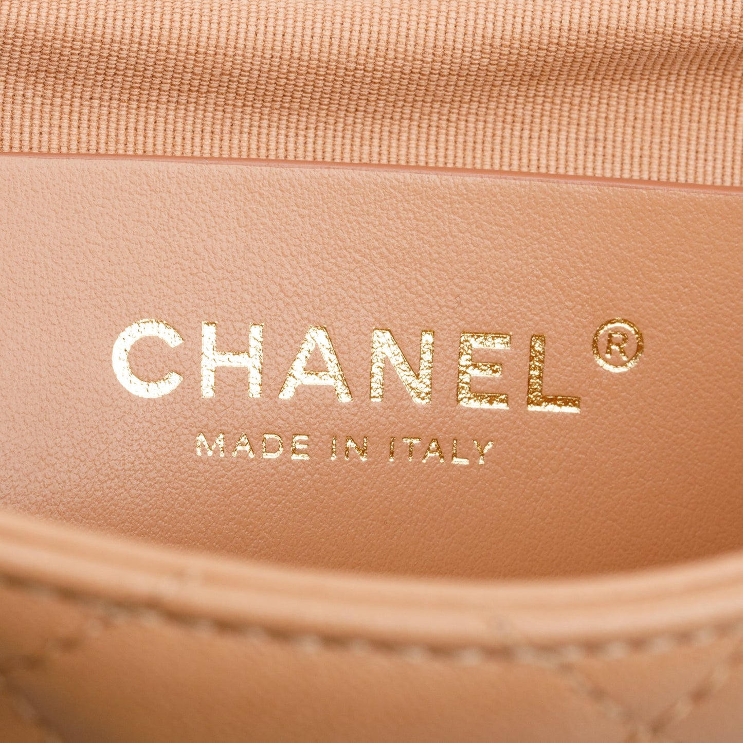 Chanel Brown Lambskin Hold the Line Flap Bag
