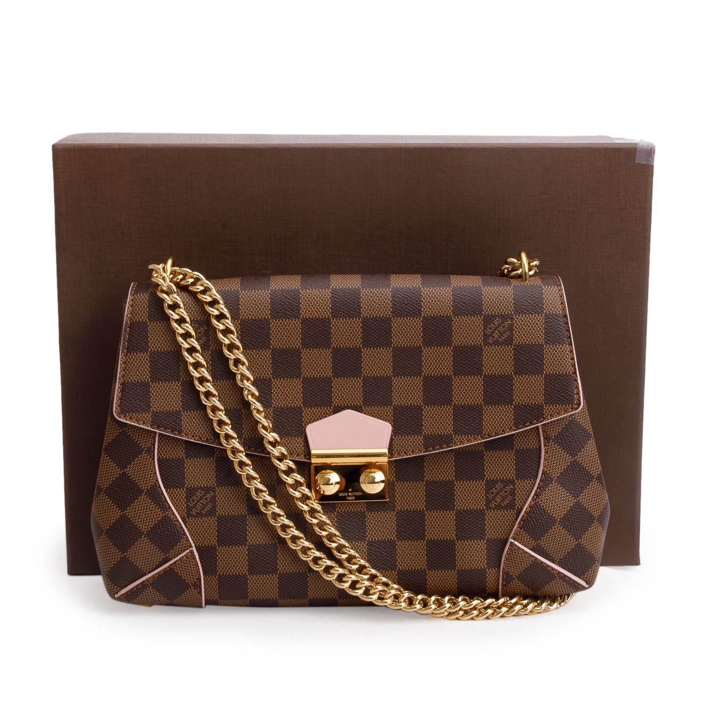 Louis Vuitton Damier Ebene Caissa Clutch