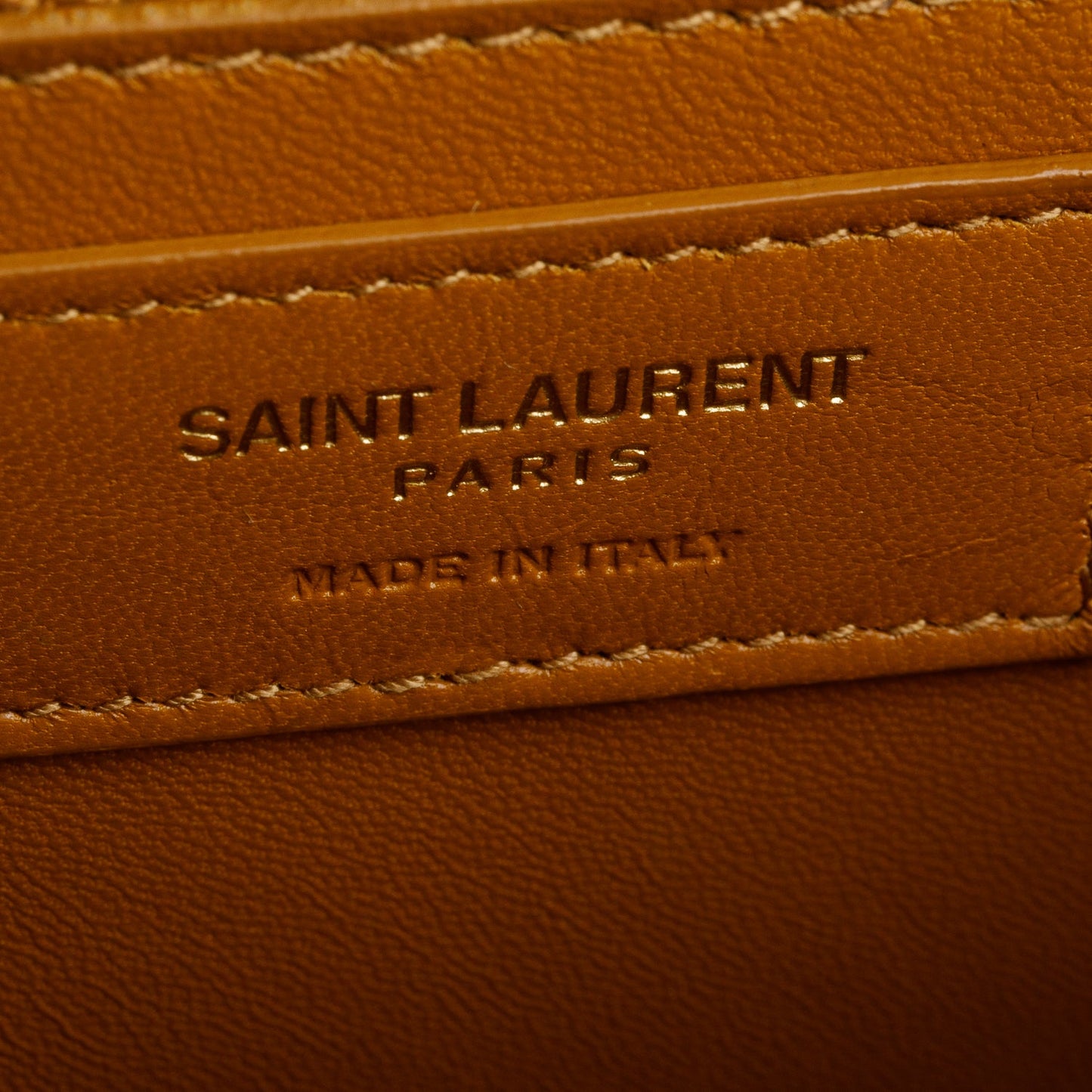 Saint Laurent 2020 Brown Smooth Calfskin Le Carre Satchel