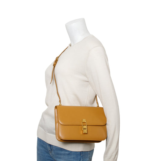 Saint Laurent 2020 Brown Smooth Calfskin Le Carre Satchel