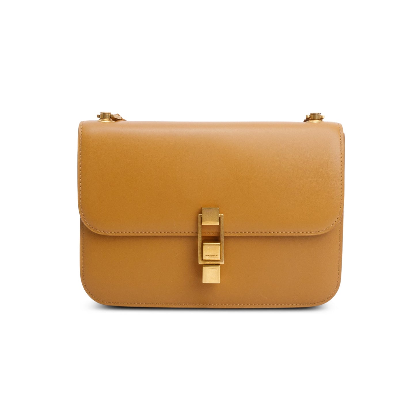 Saint Laurent 2020 Brown Smooth Calfskin Le Carre Satchel