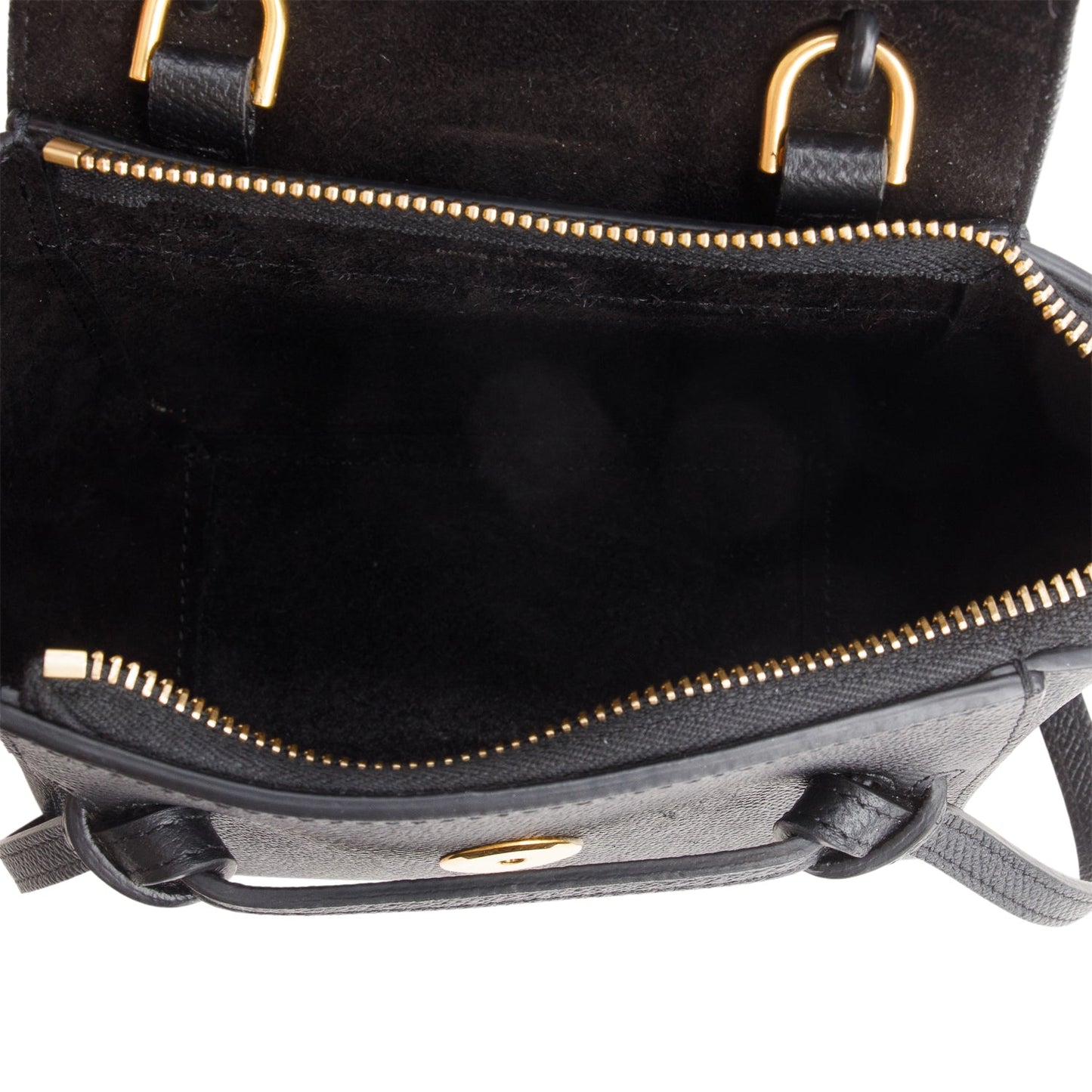 Celine 2023 Black Grained Calfskin Pico Belt Bag