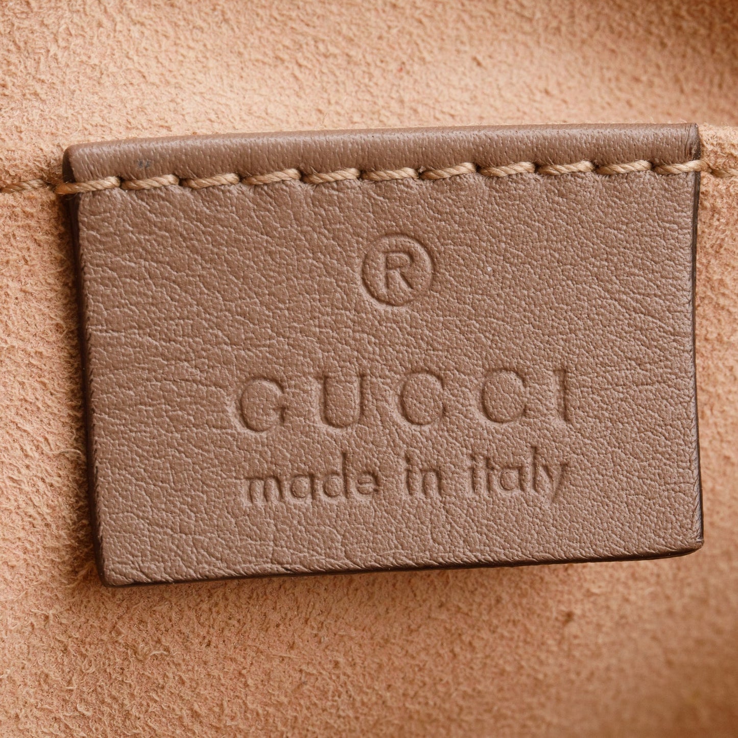 Gucci Beige Calfskin Matelasse Studded Small Pearly GG Marmont Shoulder Bag
