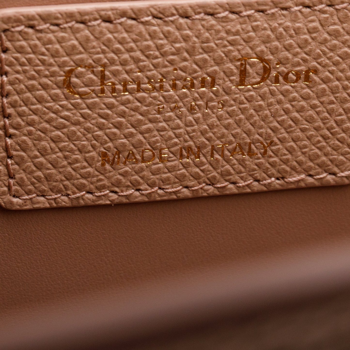 Christian Dior Pink Grained Calfskin 30 Montaigne Flap Bag