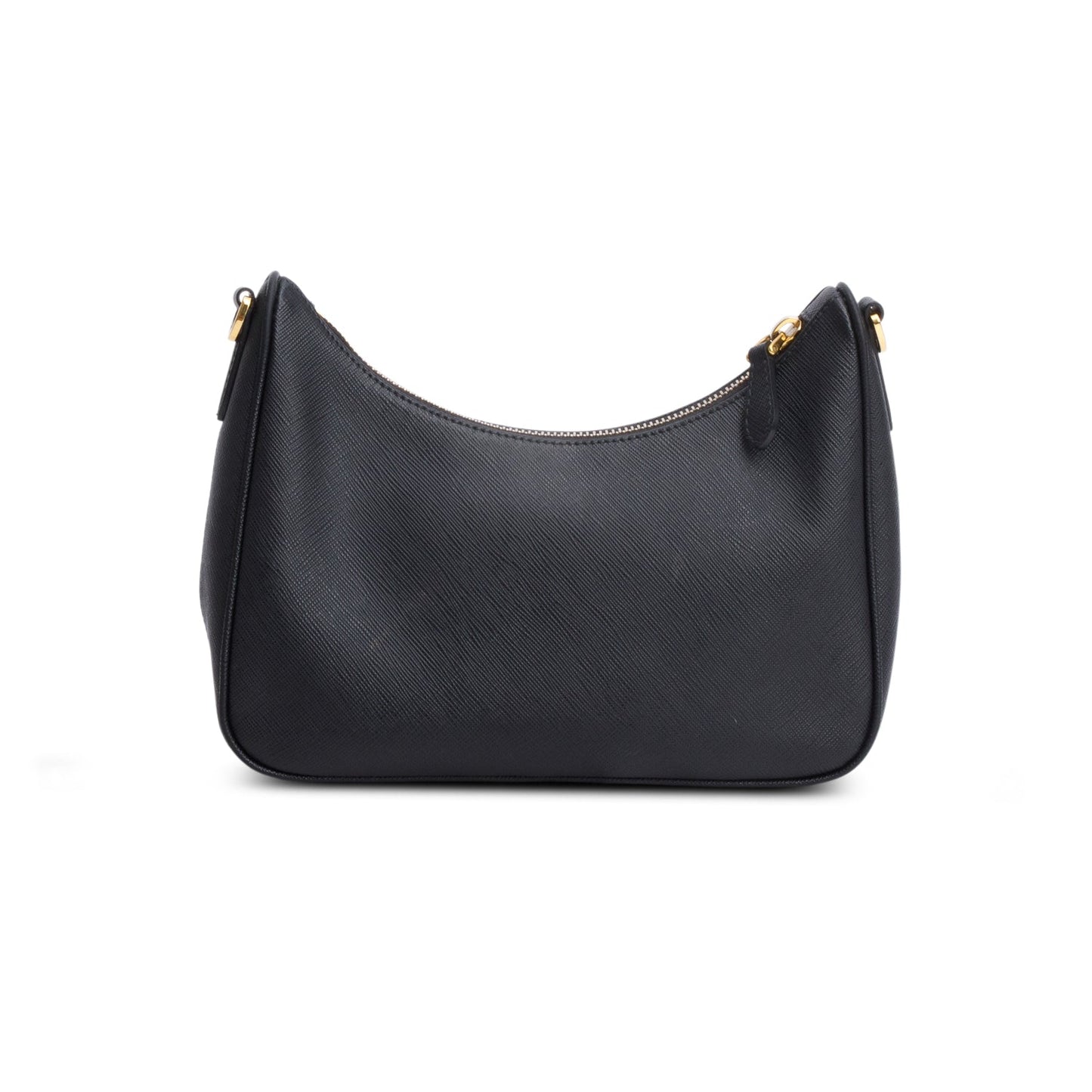 Prada Black Saffiano Leather Re-Edition 2005 Shoulder Bag