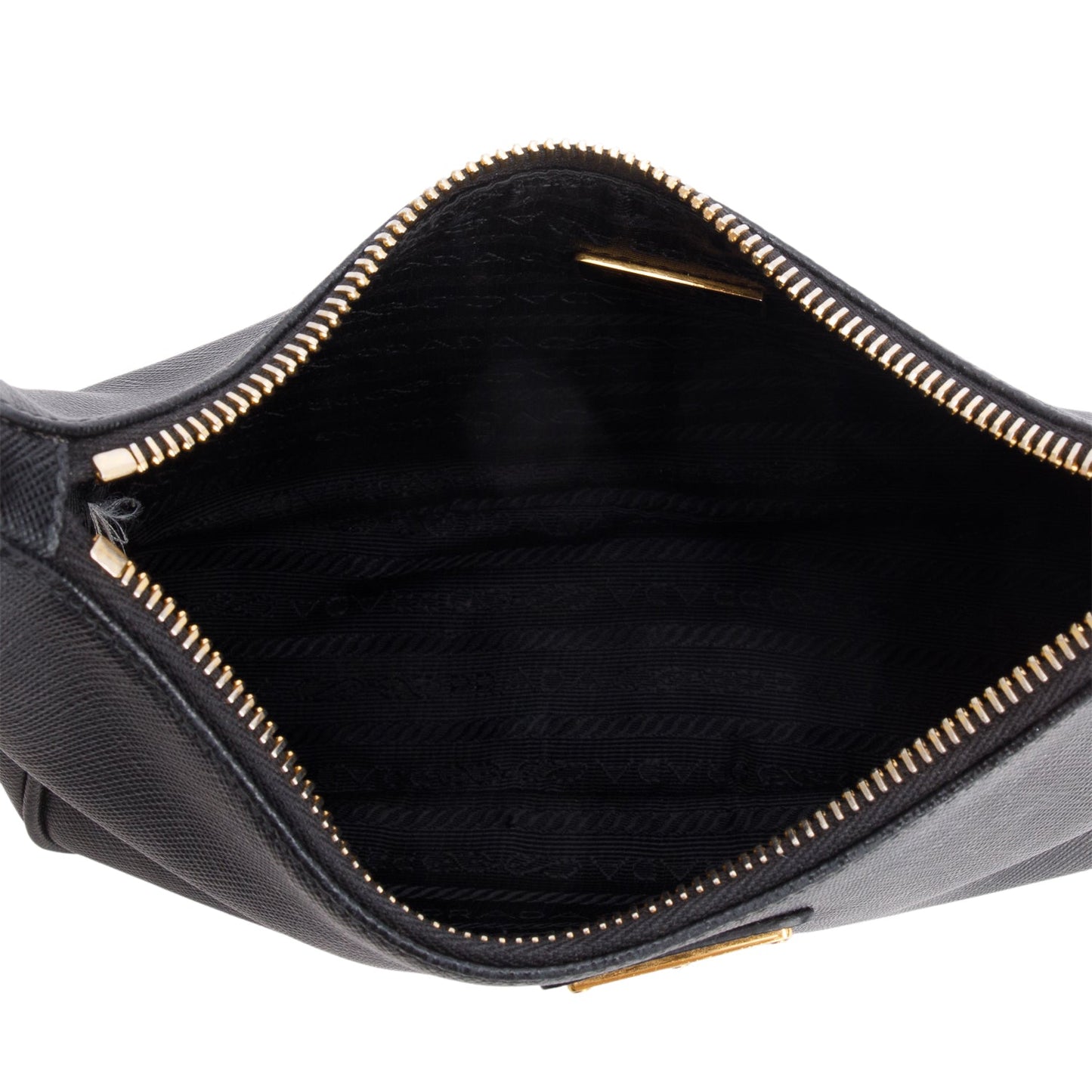 Prada Black Saffiano Leather Re-Edition 2005 Shoulder Bag