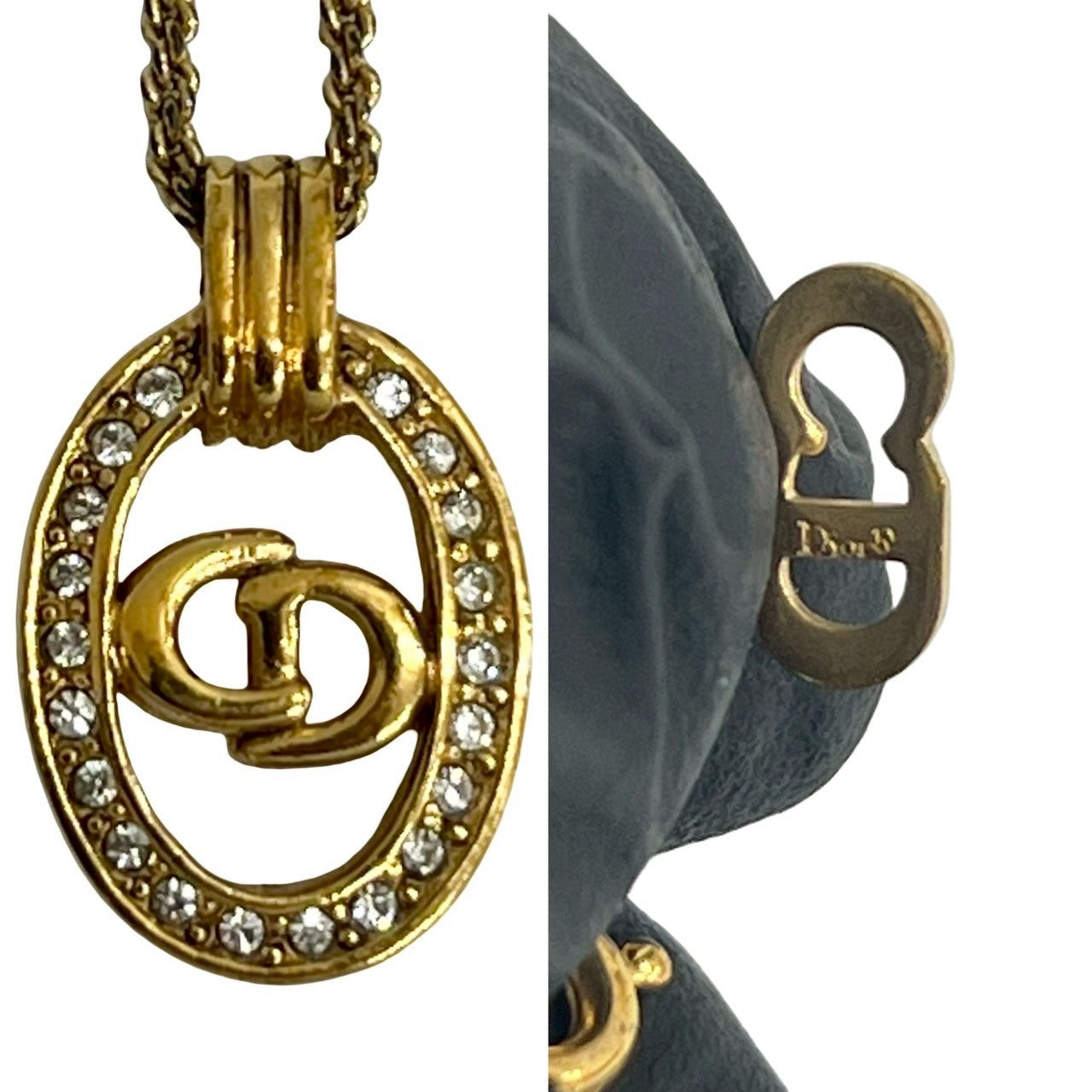 Dior Necklace Gold Plated gold
