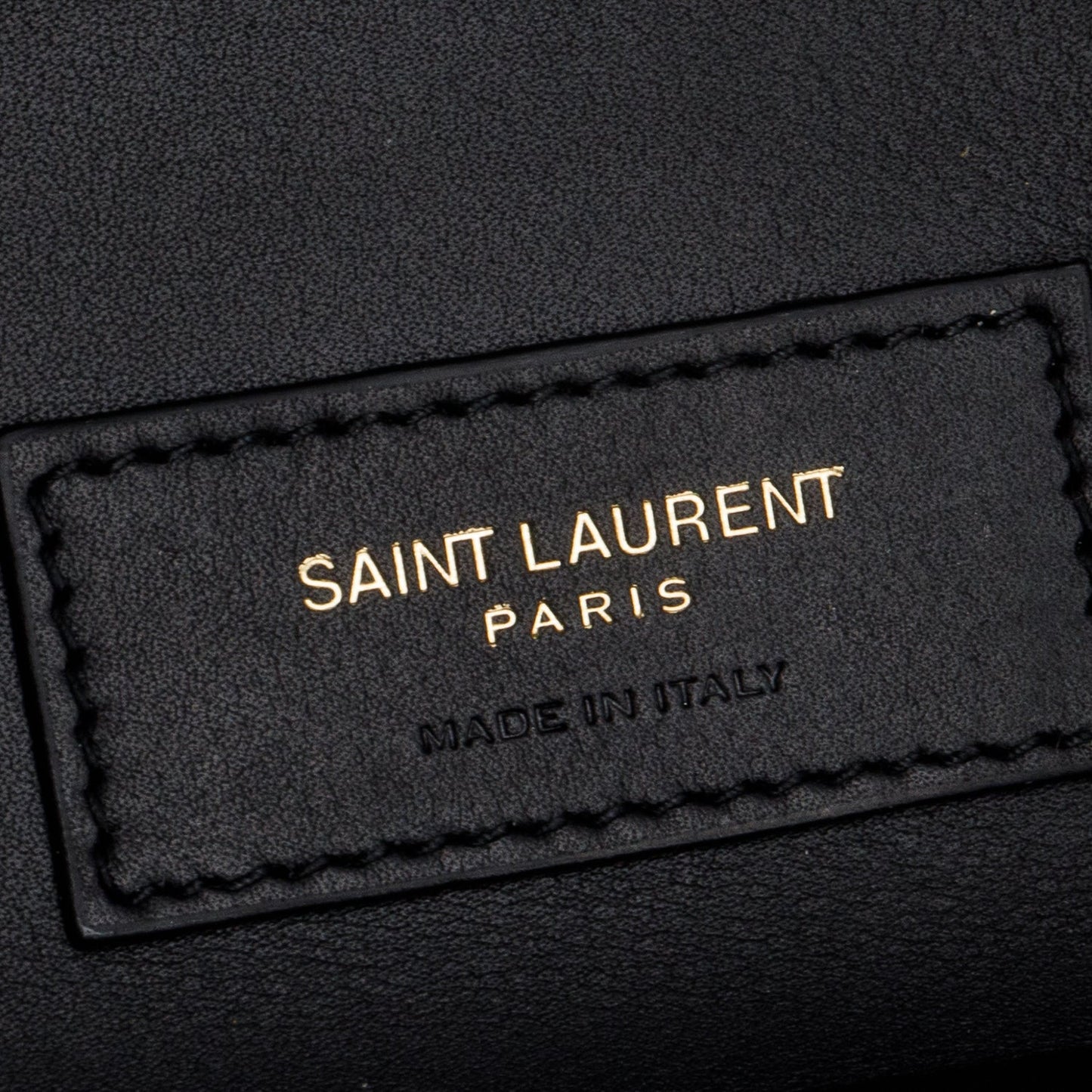 Saint Laurent 2021 Black Woven Cane Calfskin Toy N/S Shopping Tote
