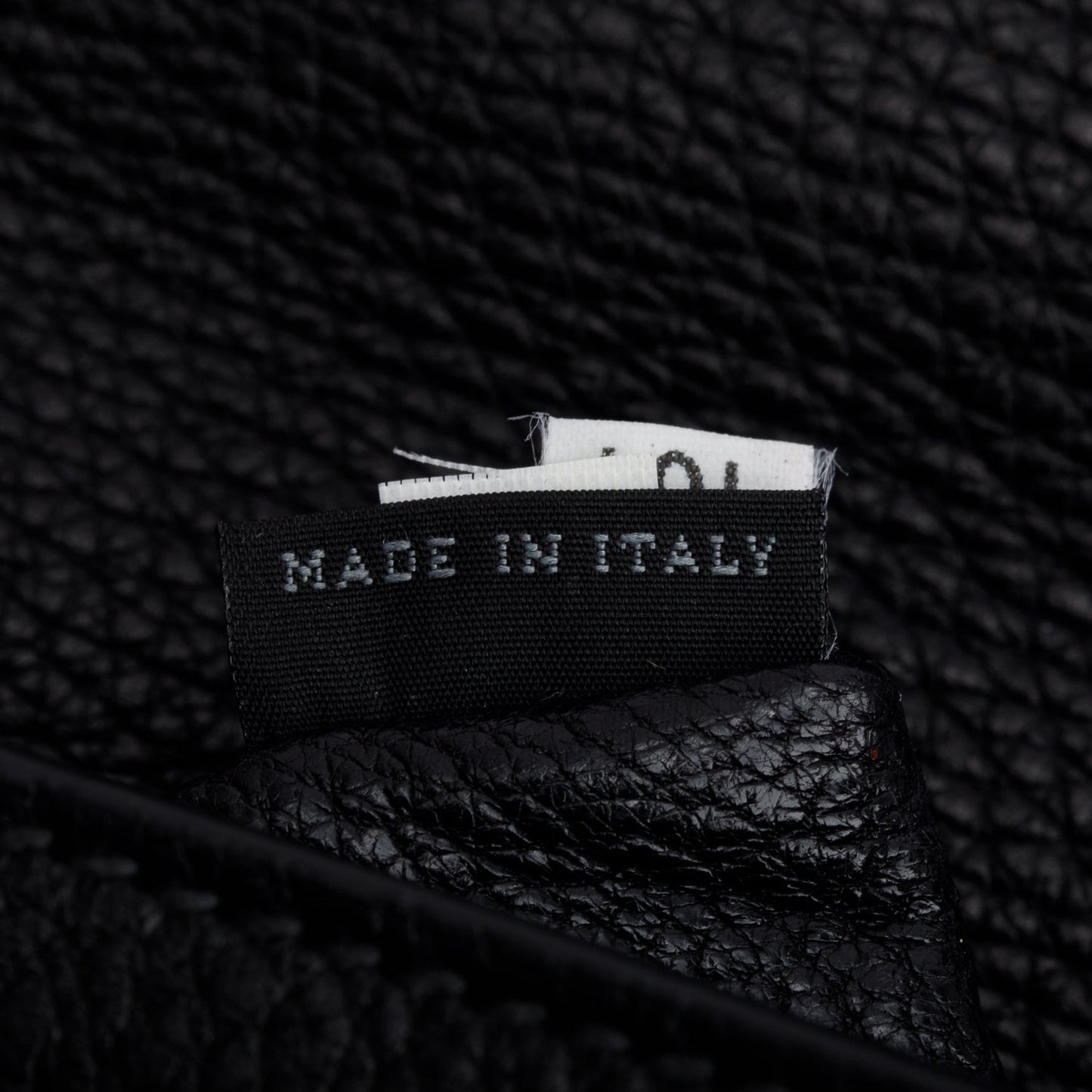 Prada Black Vitello Daino Document Clutch