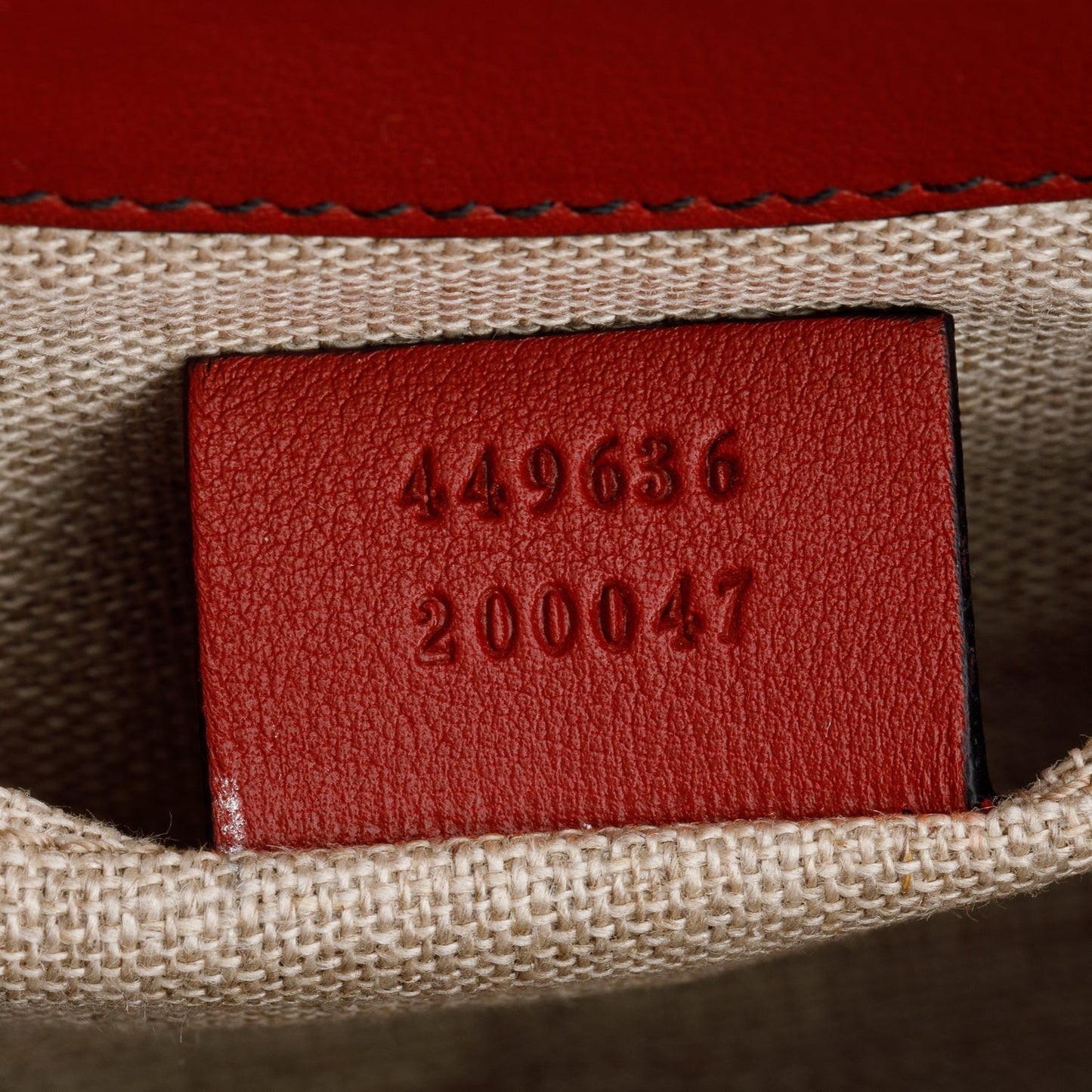 Gucci Red Soft Microguccissima Mini Emily Chain Shoulder Bag