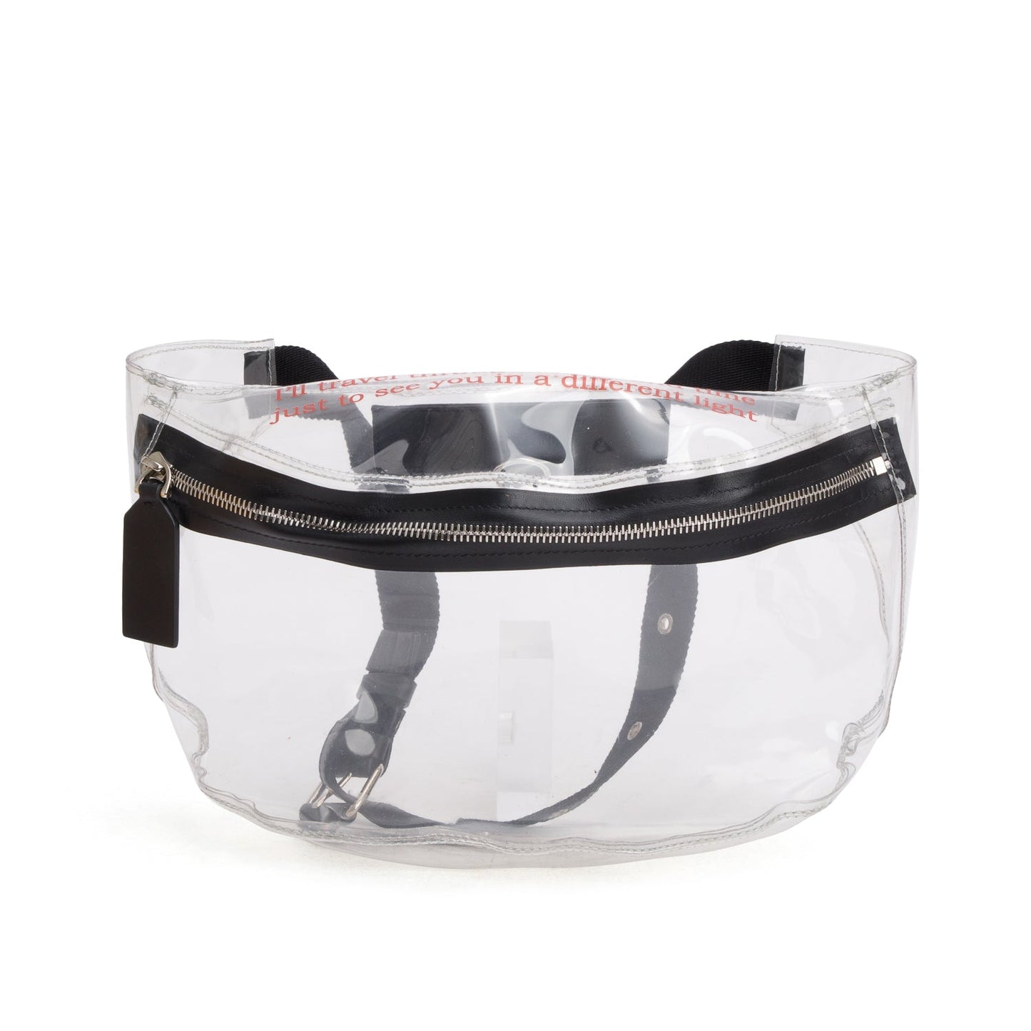 Valentino Black Galaxy PVC Belt Bag