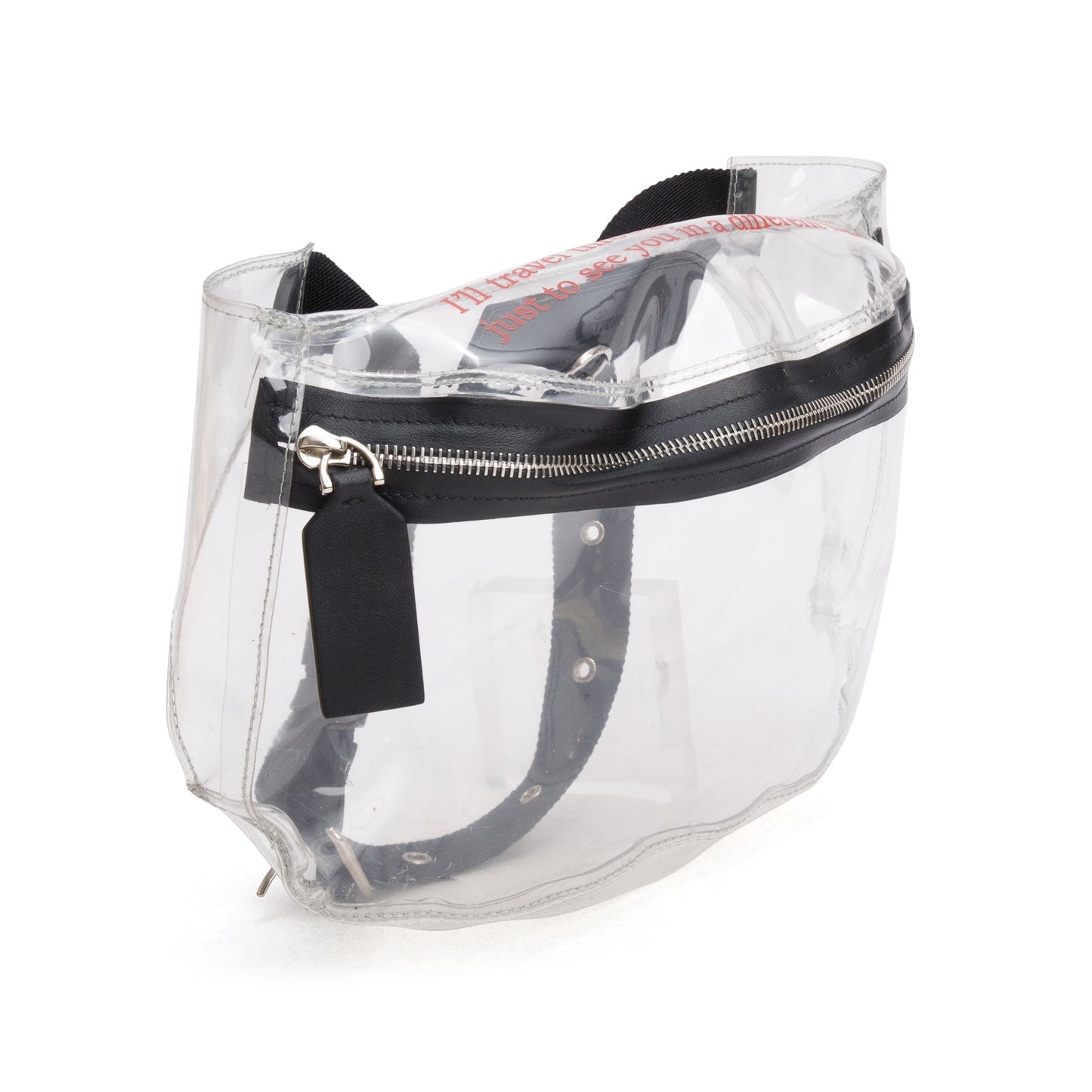 Valentino Black Galaxy PVC Belt Bag