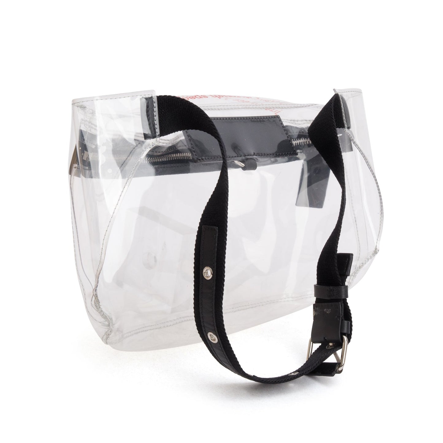 Valentino Black Galaxy PVC Belt Bag