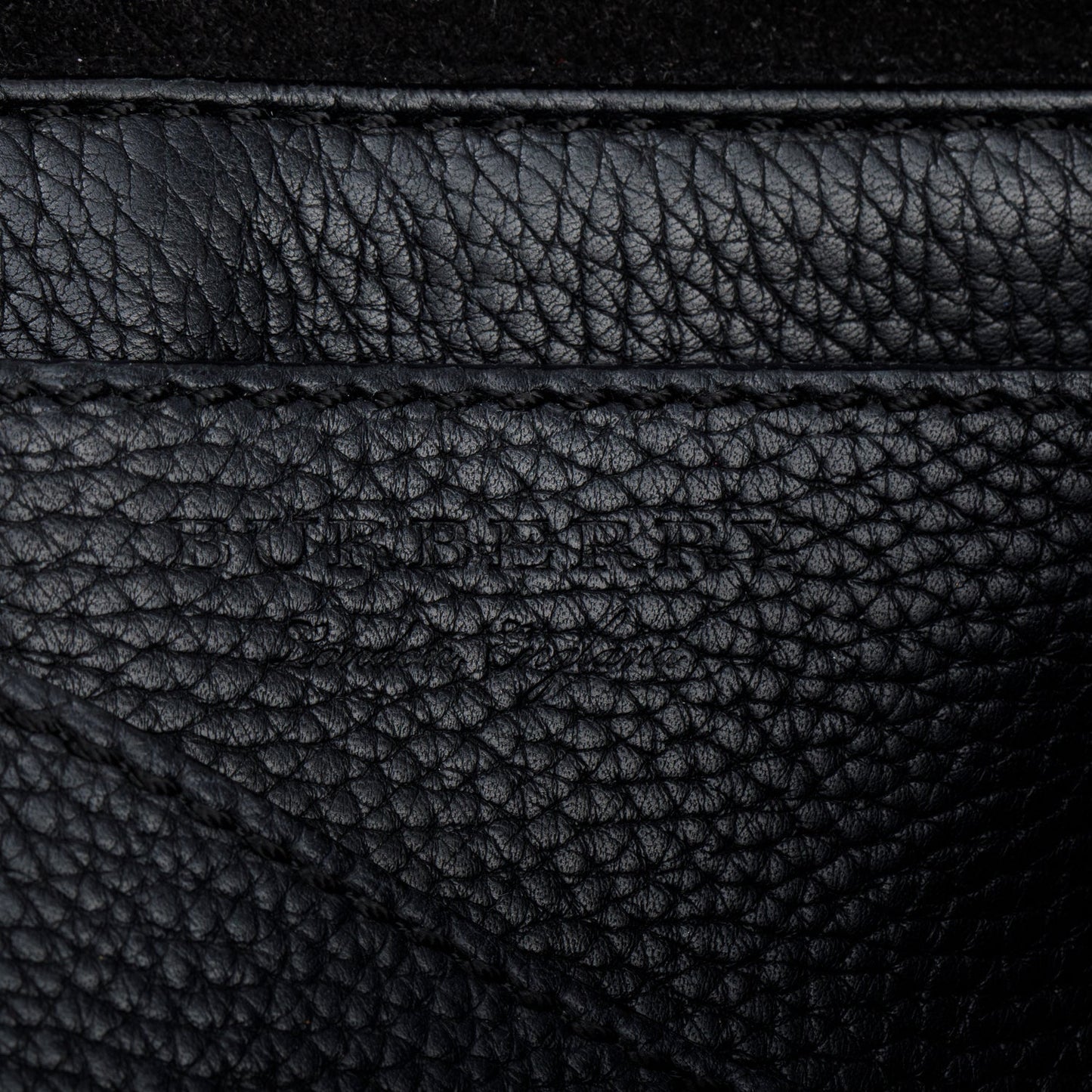 Burberry Black Calfskin Leather Small Burleigh Crossbody Bag