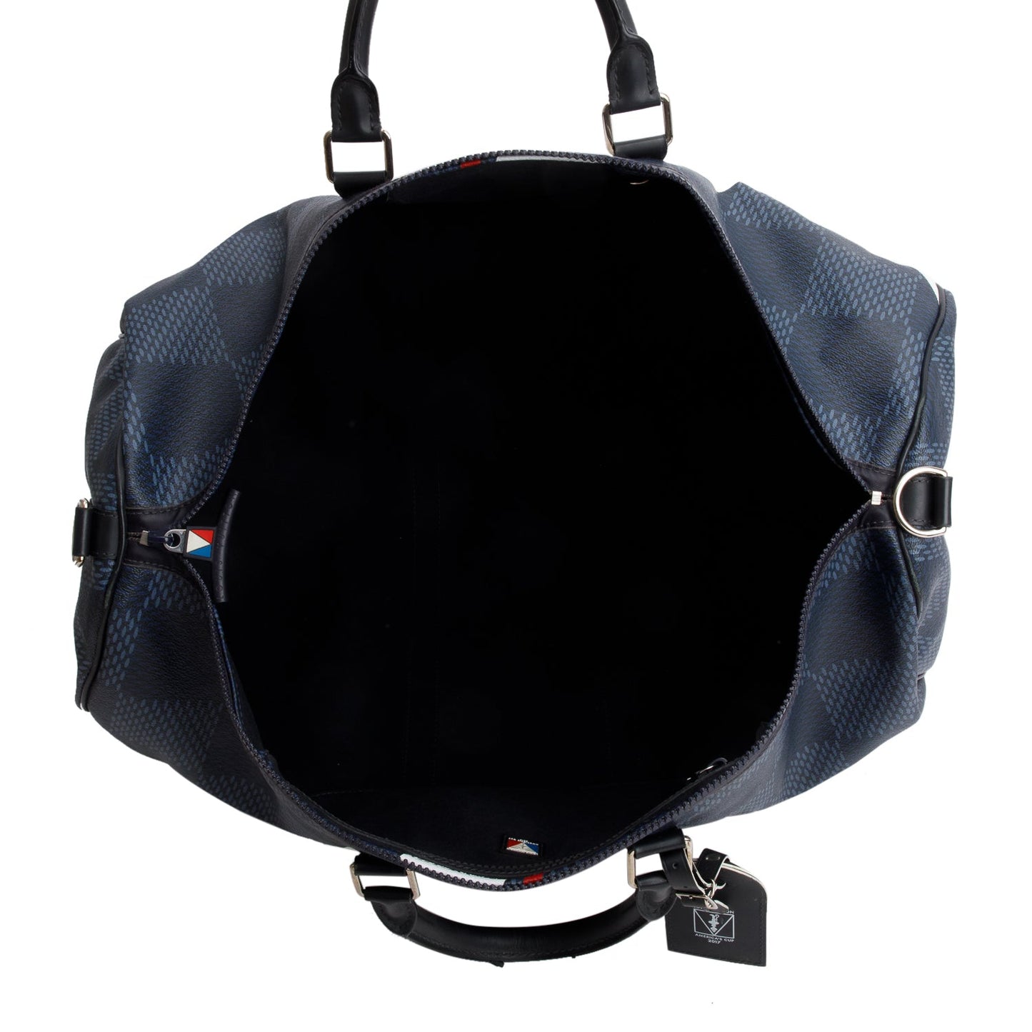 Louis Vuitton Damier Cobalt America's Cup Keepall Bandouliere 55