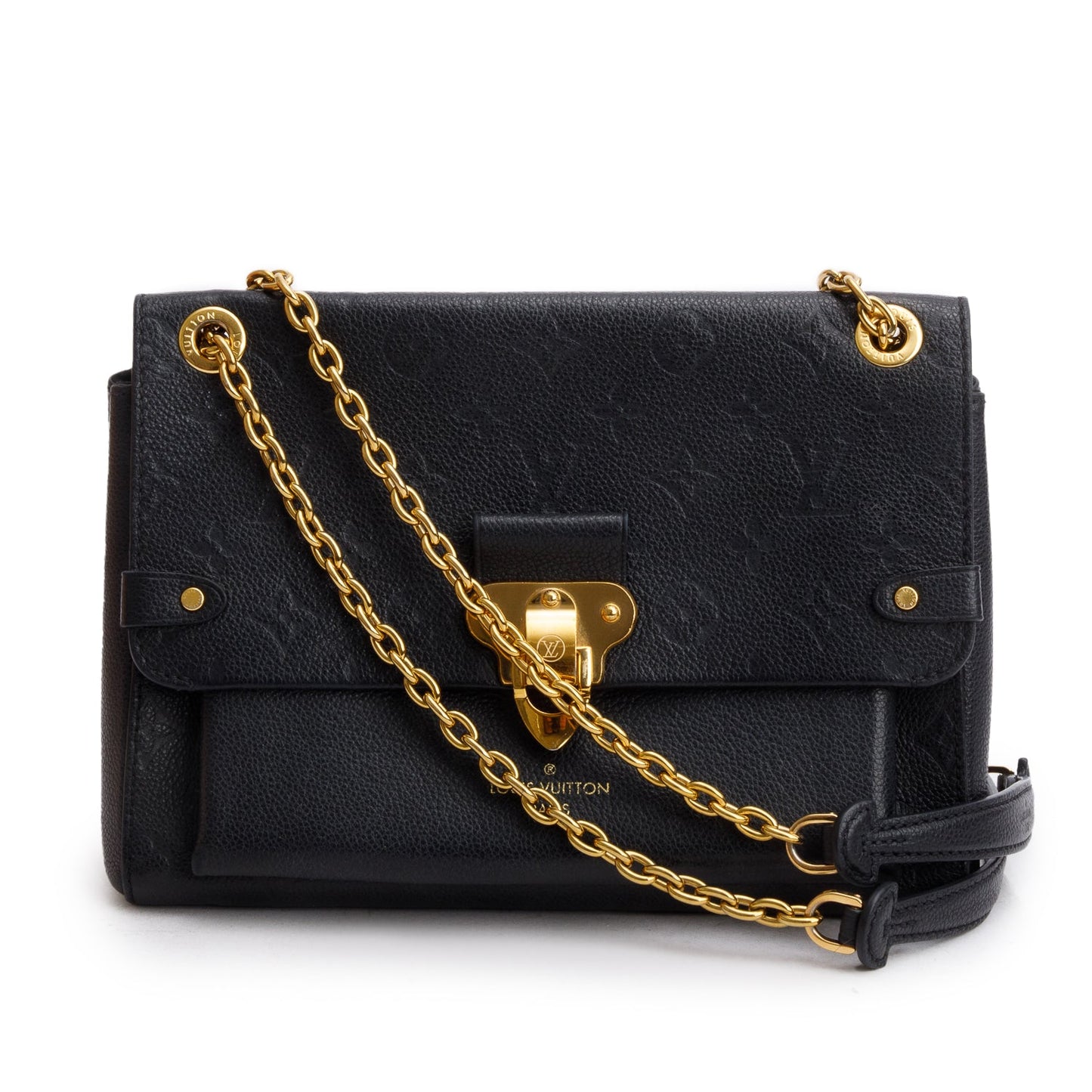 Louis Vuitton Black Monogram Empreinte Leather Vavin PM