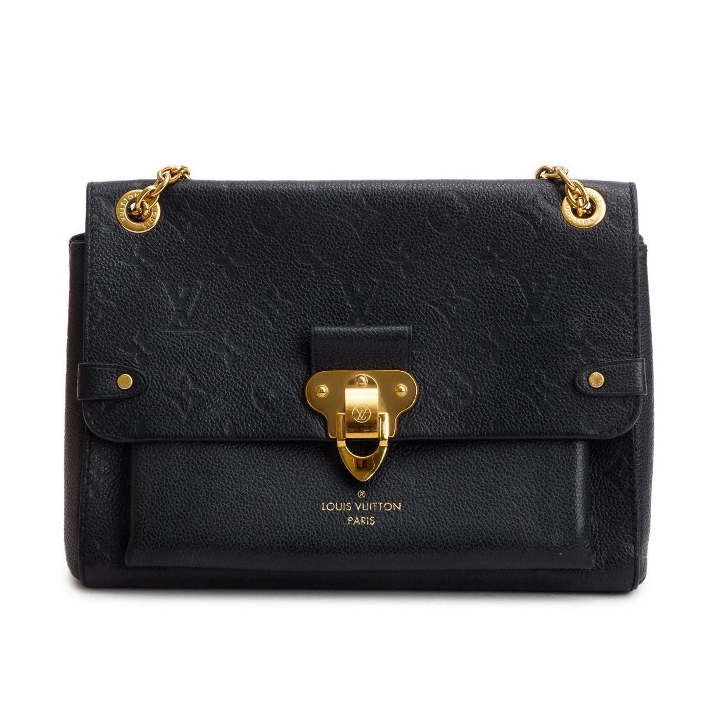 Louis Vuitton Black Monogram Empreinte Leather Vavin PM