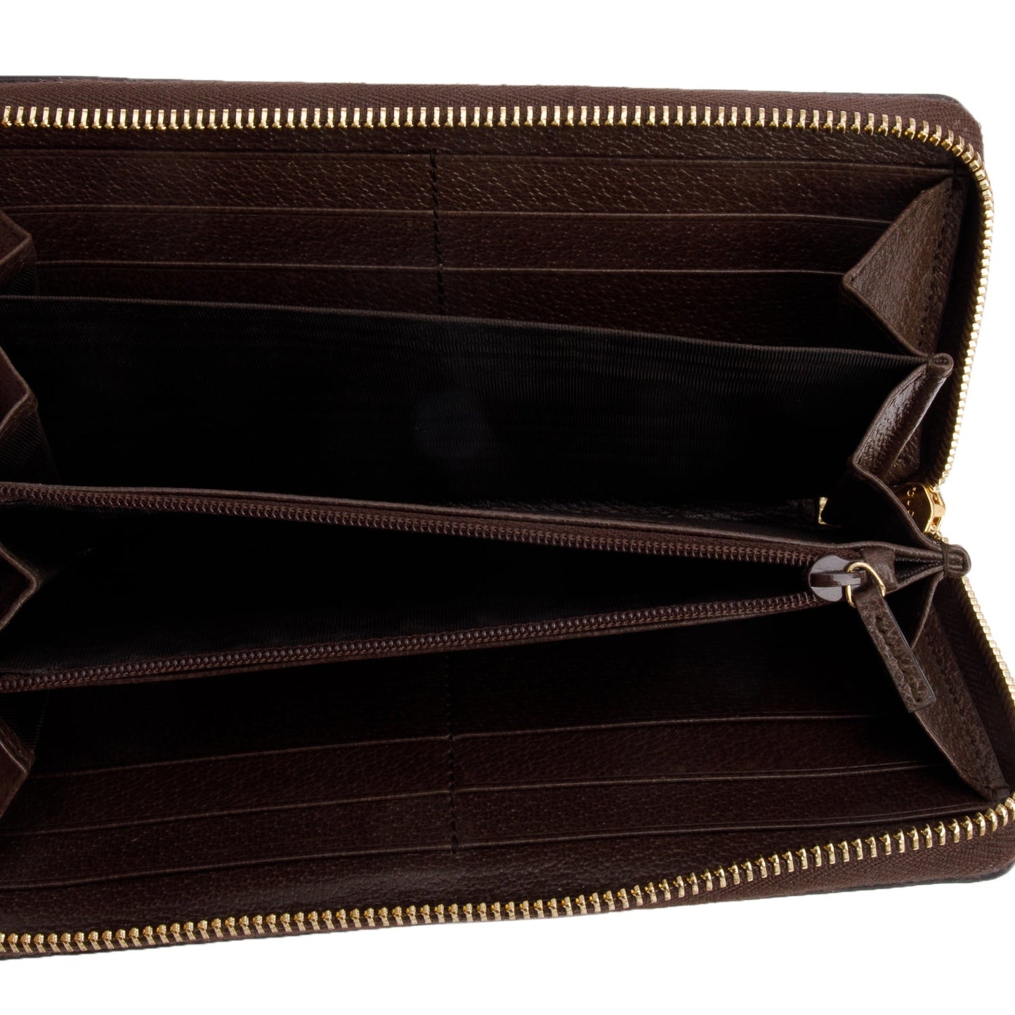 Gucci GG Supreme Web Ophidia Zip Around Wallet