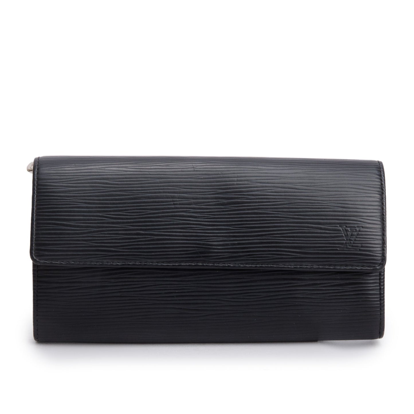 Louis Vuitton Black Epi Leather Sarah Wallet