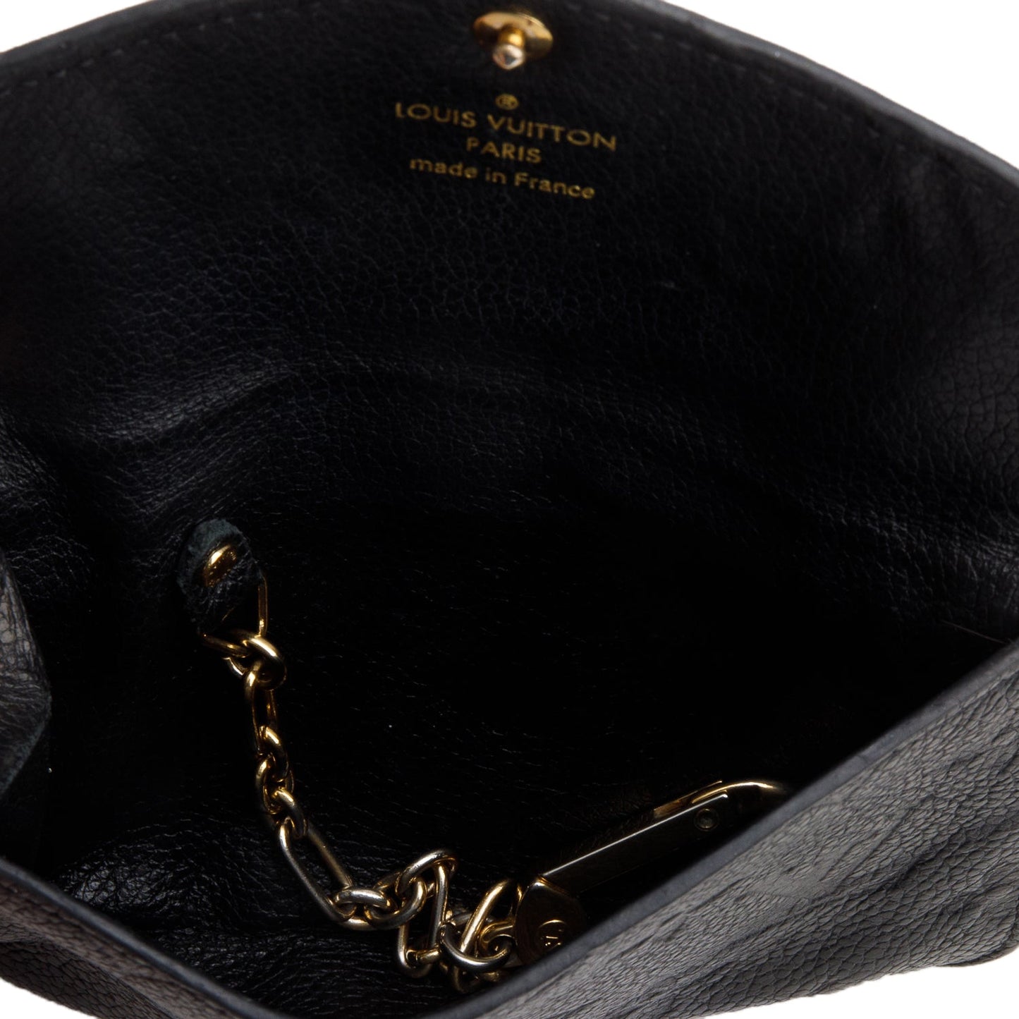 Louis Vuitton Black Empreinte Key Pouch