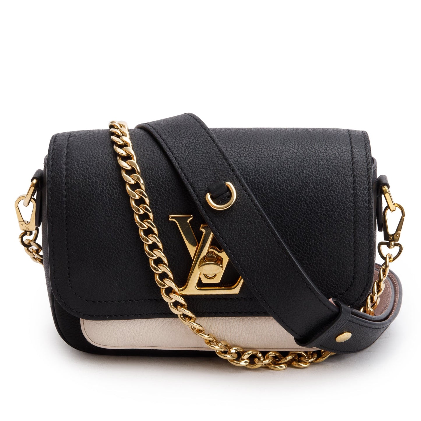 Louis Vuitton 2022 Black Grained Calfskin Lockme Tender