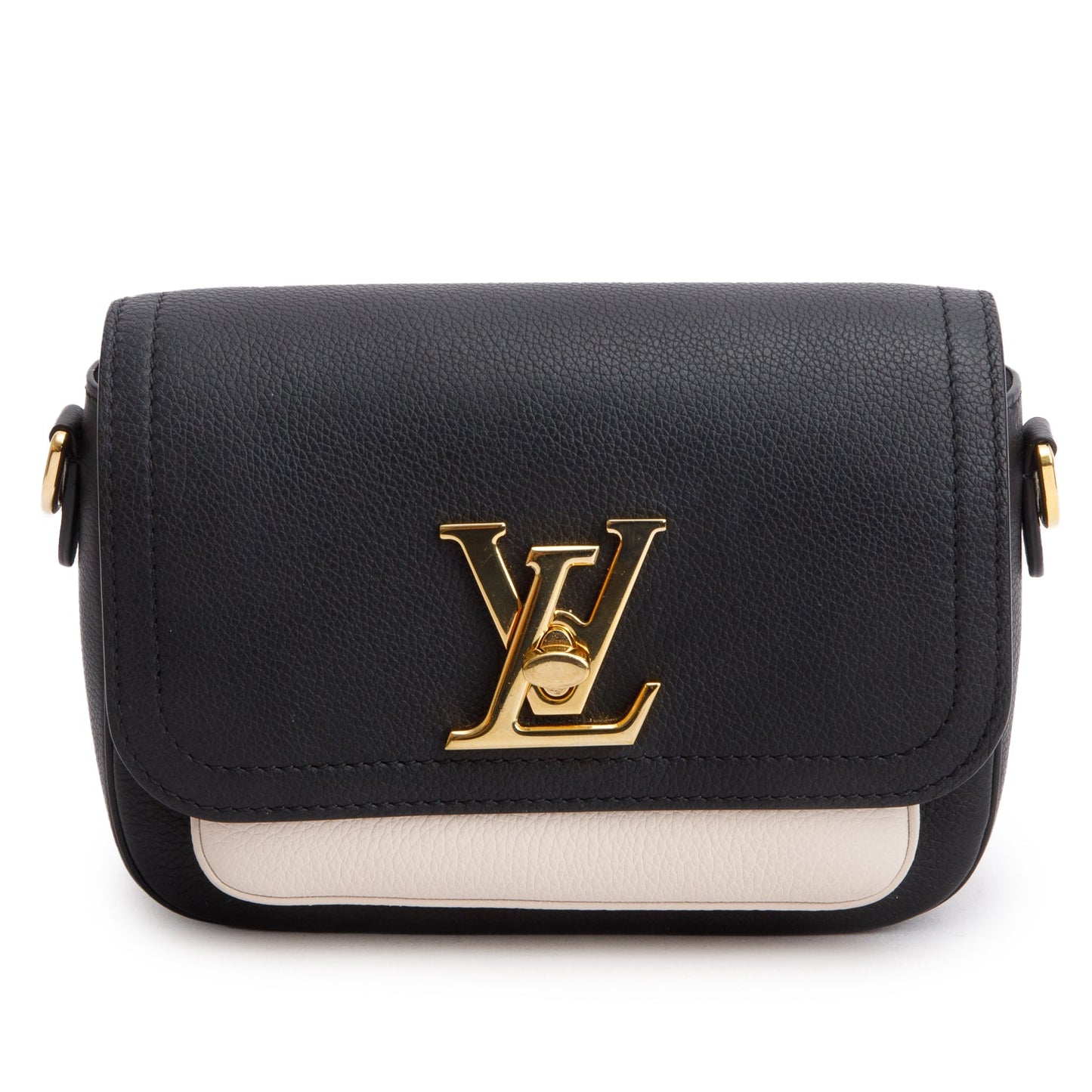 Louis Vuitton 2022 Black Grained Calfskin Lockme Tender