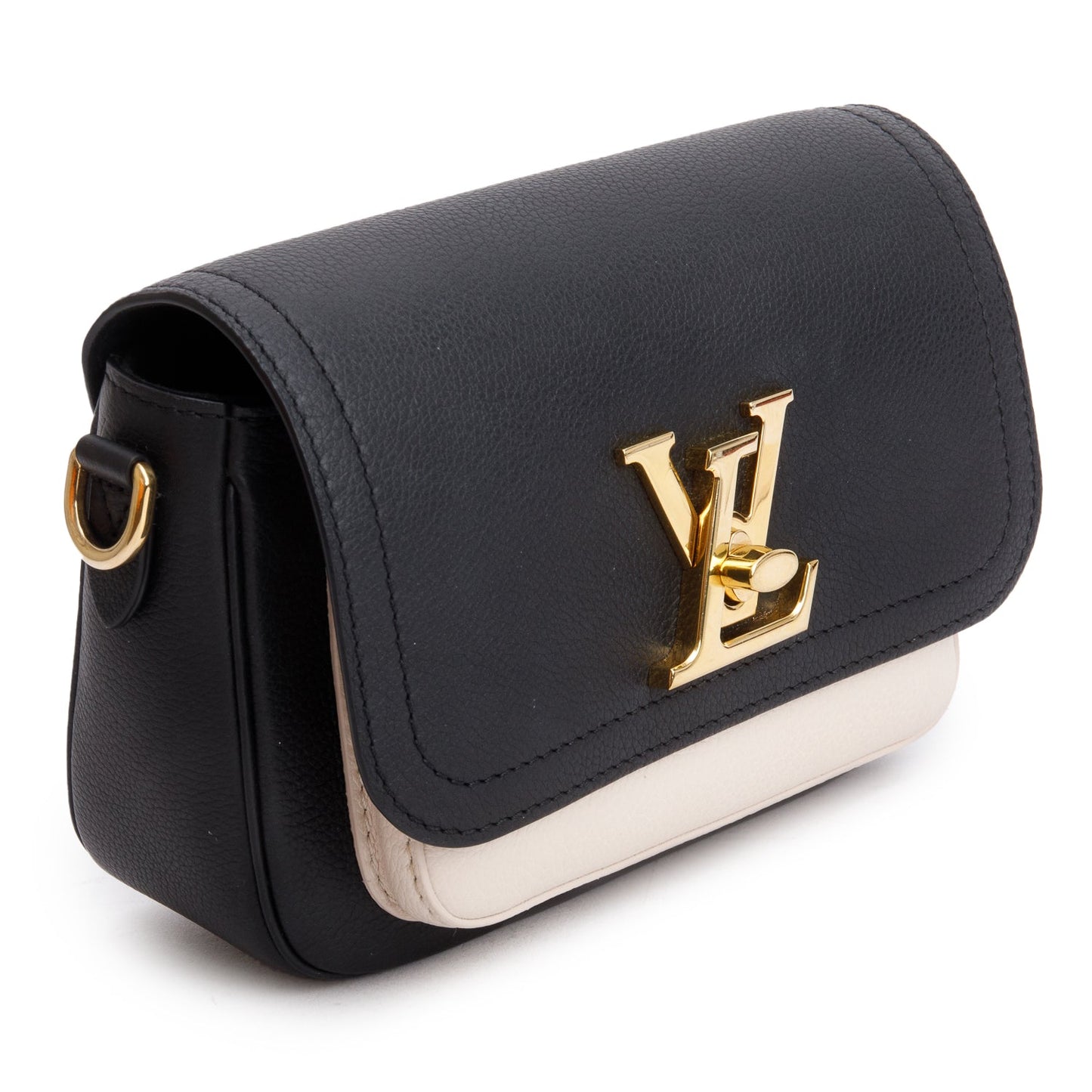 Louis Vuitton 2022 Black Grained Calfskin Lockme Tender