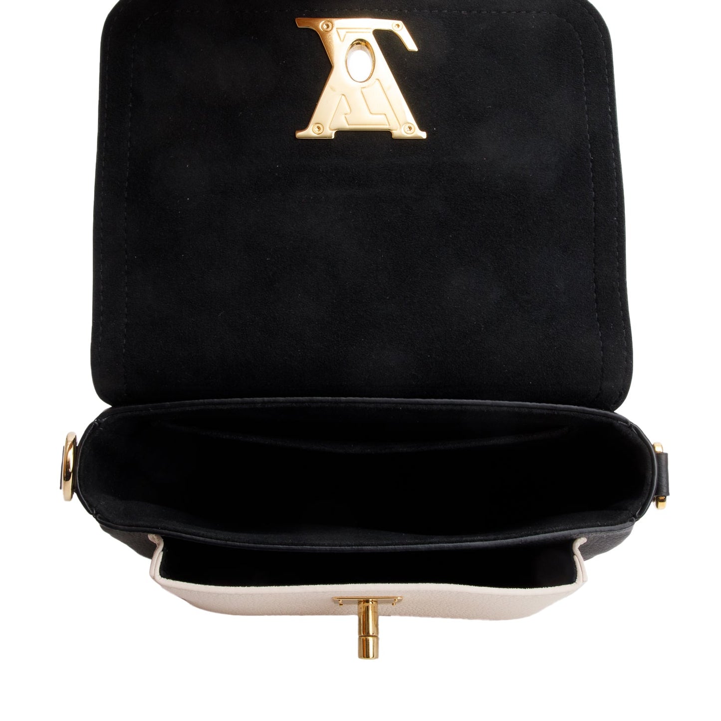 Louis Vuitton 2022 Black Grained Calfskin Lockme Tender