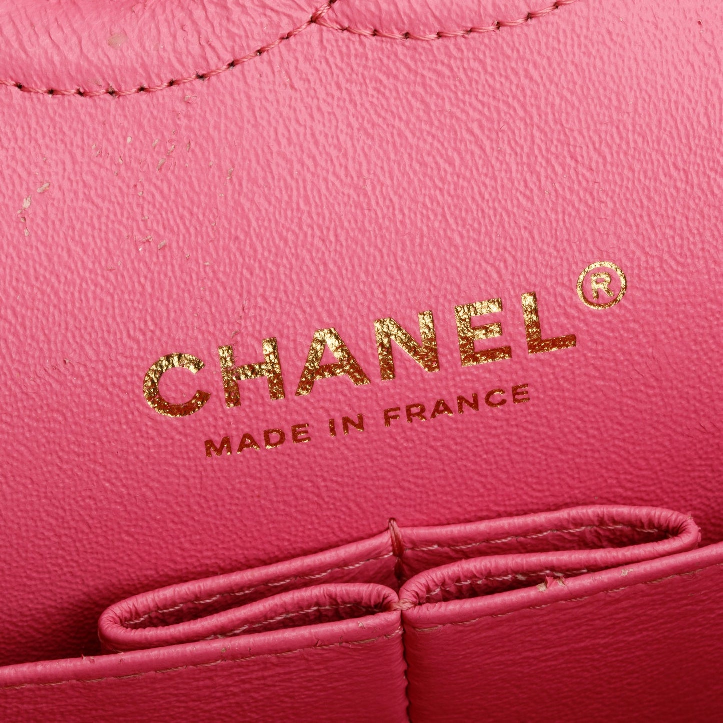 Chanel Pink Caviar Quilted Medium Double Flap Bag