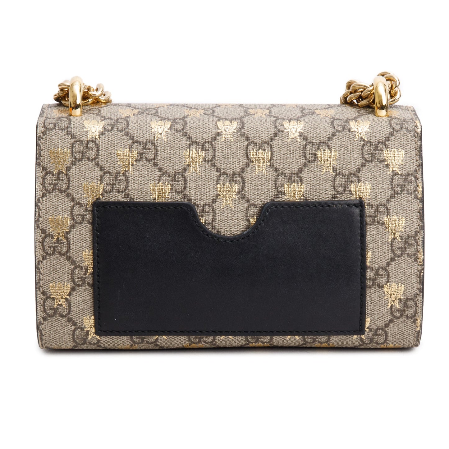Gucci GG Supreme Monogram Bees Small Padlock Bag