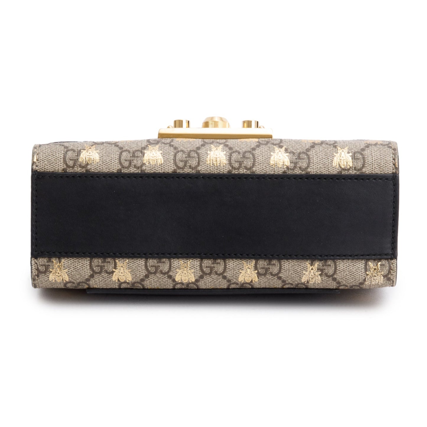 Gucci GG Supreme Monogram Bees Small Padlock Bag