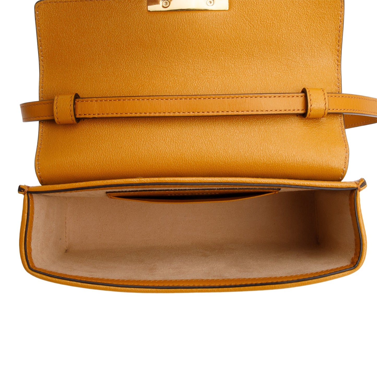 Gucci 2022 GG Supreme Monogram Calfskin Mini Padlock Top Handle Bag