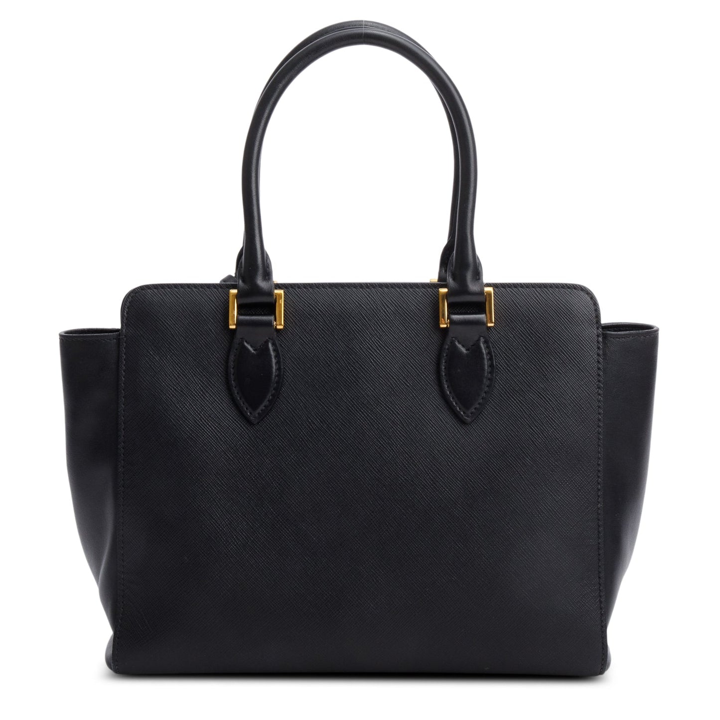 Prada Black Saffiano Soft Calf Leather Tote
