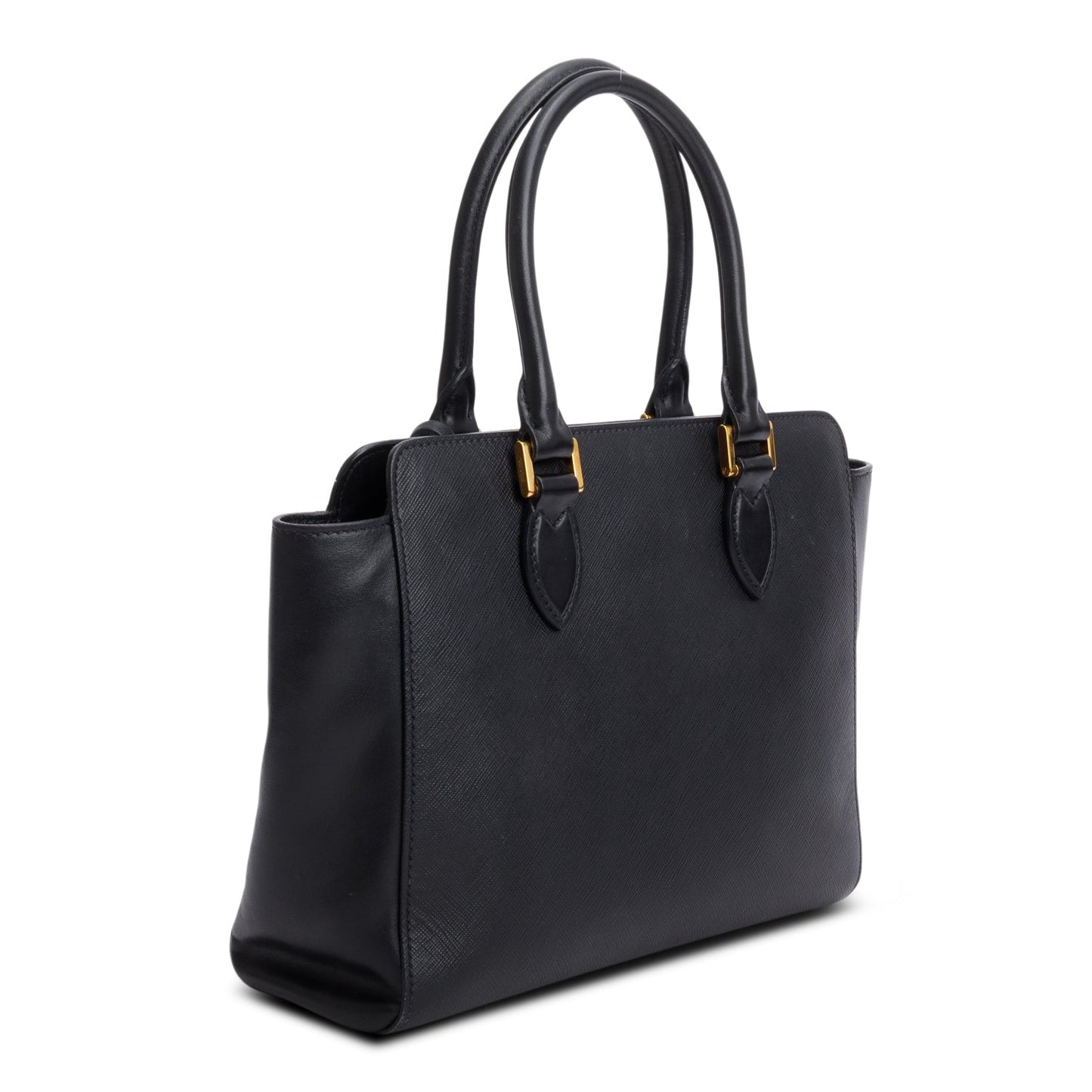 Prada Black Saffiano Soft Calf Leather Tote