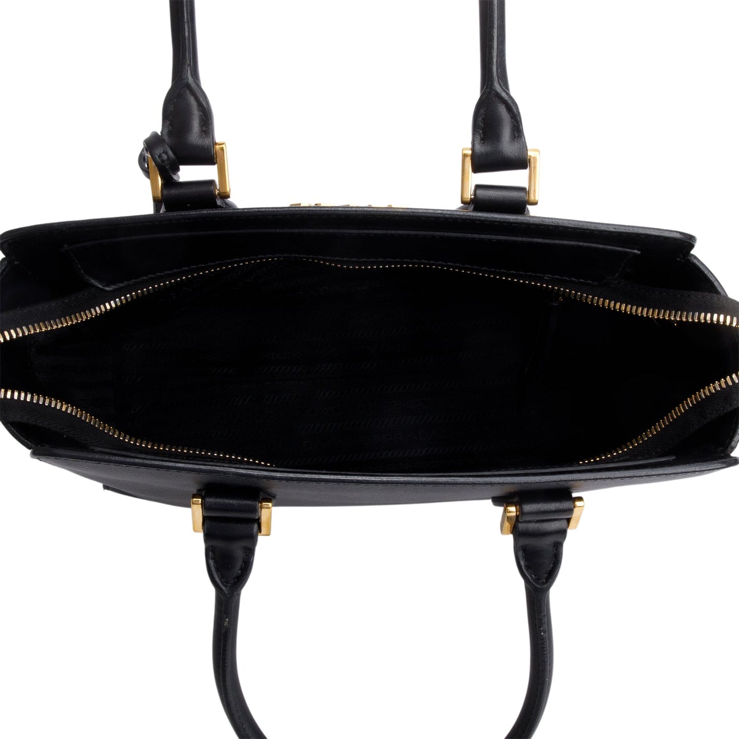 Prada Black Saffiano Soft Calf Leather Tote