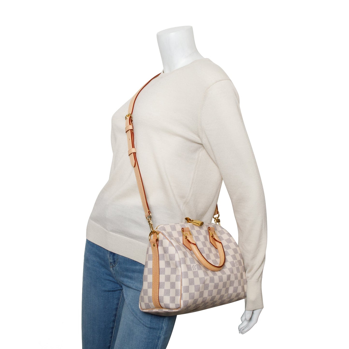 Louis Vuitton Damier Azur Speedy Bandouliere 25
