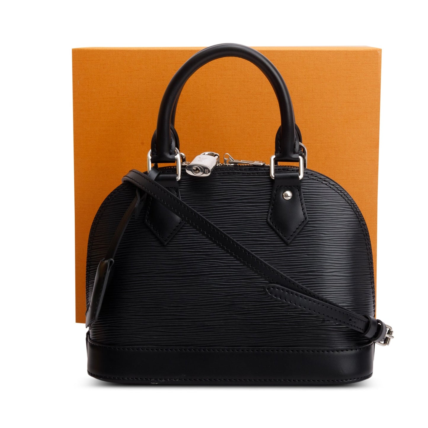 Louis Vuitton Black Epi Leather Alma BB