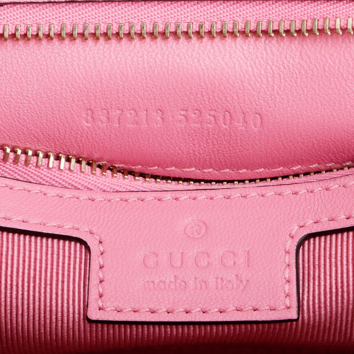 Gucci Pink Monogram Matelasse GG Marmont Boucle Medium Shoulder Bag