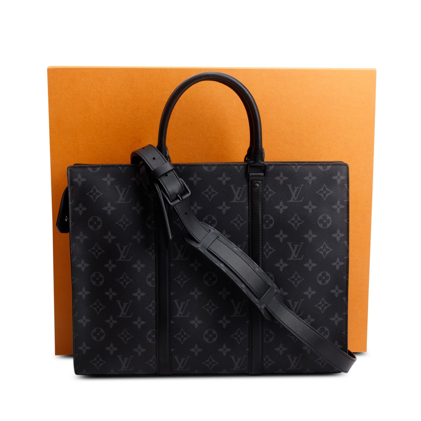 Louis Vuitton Monogram Eclipse Sac Plat 24h