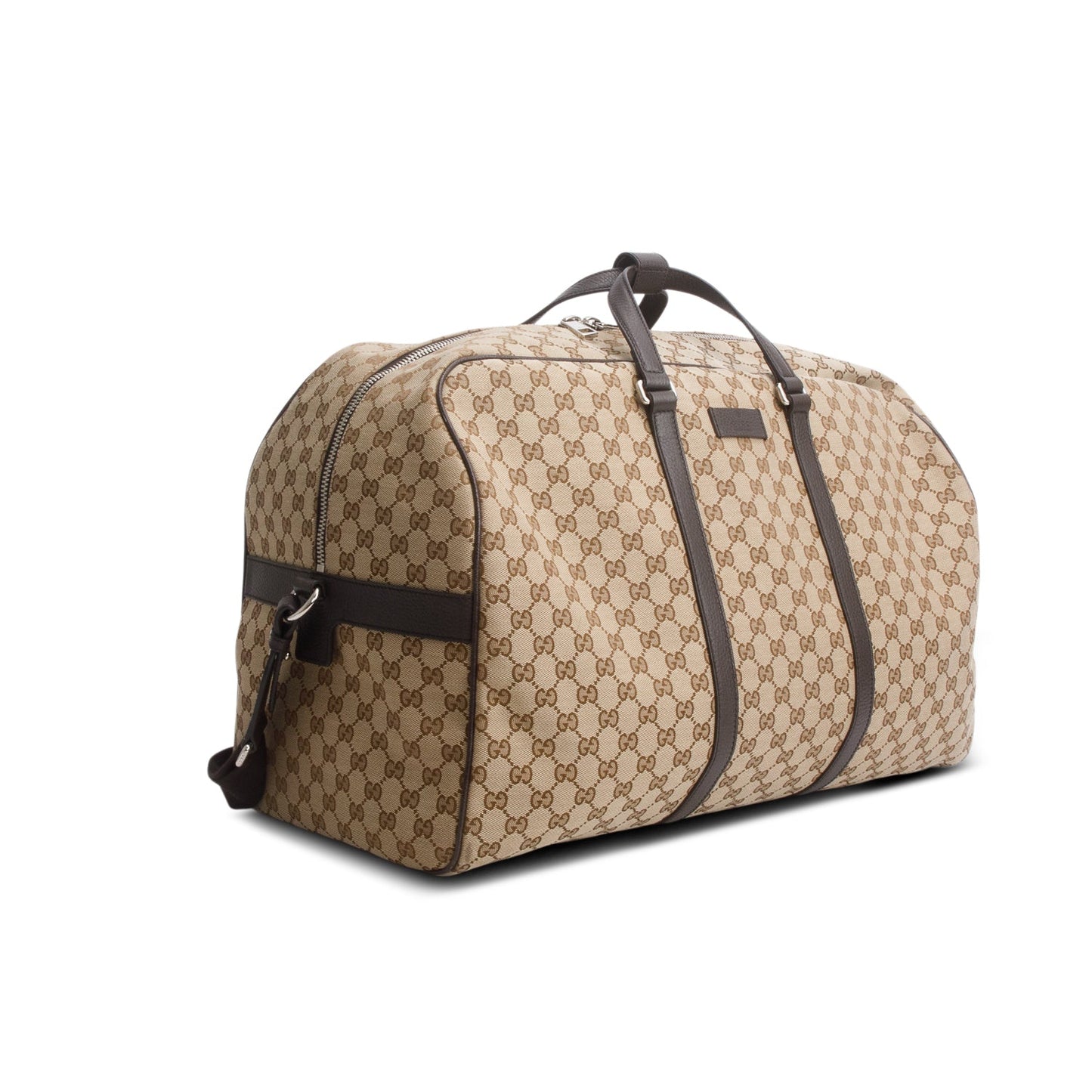 Gucci Monogram Dollar Calfskin Boston Duffle Bag