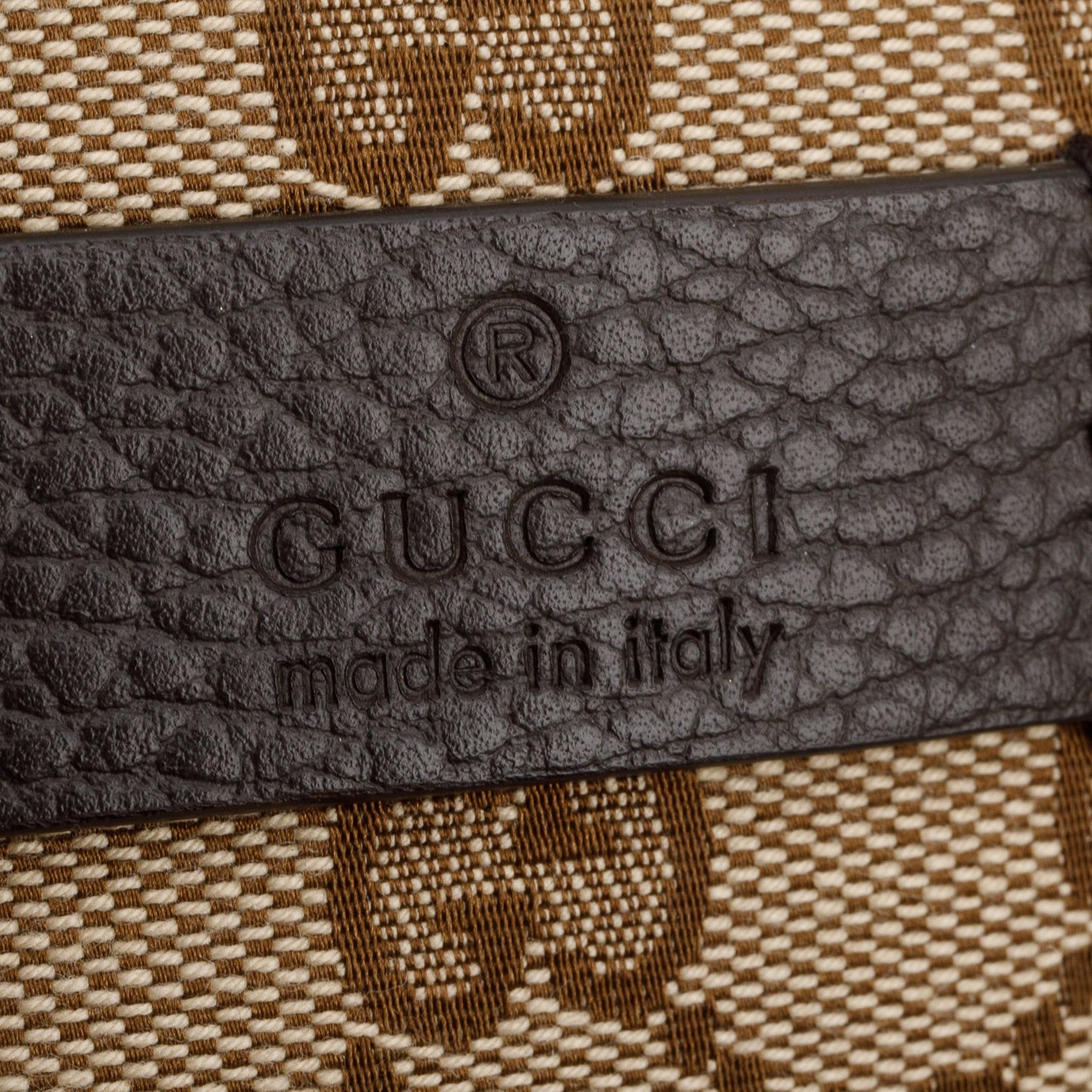 Gucci Monogram Dollar Calfskin Boston Duffle Bag
