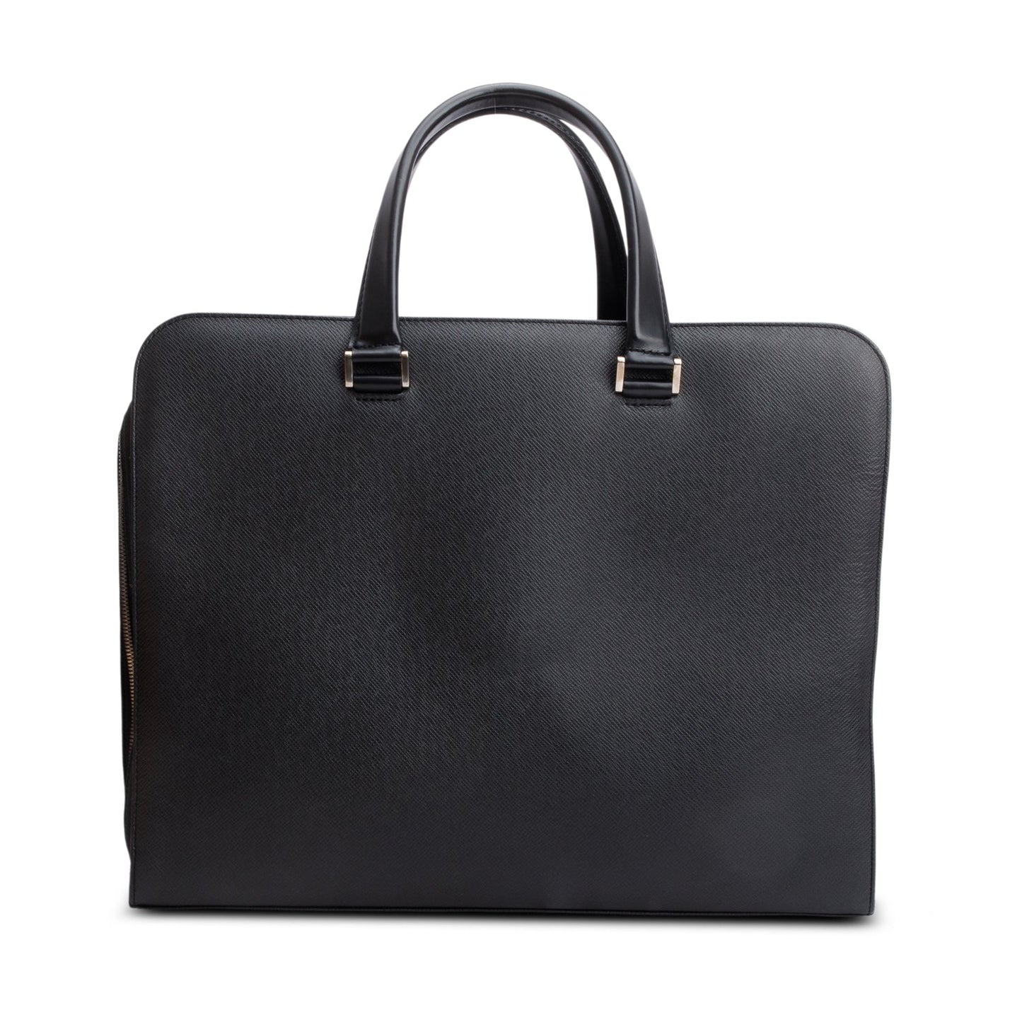 Louis Vuitton Black Taiga Leather Nevski Briefcase Ardoise