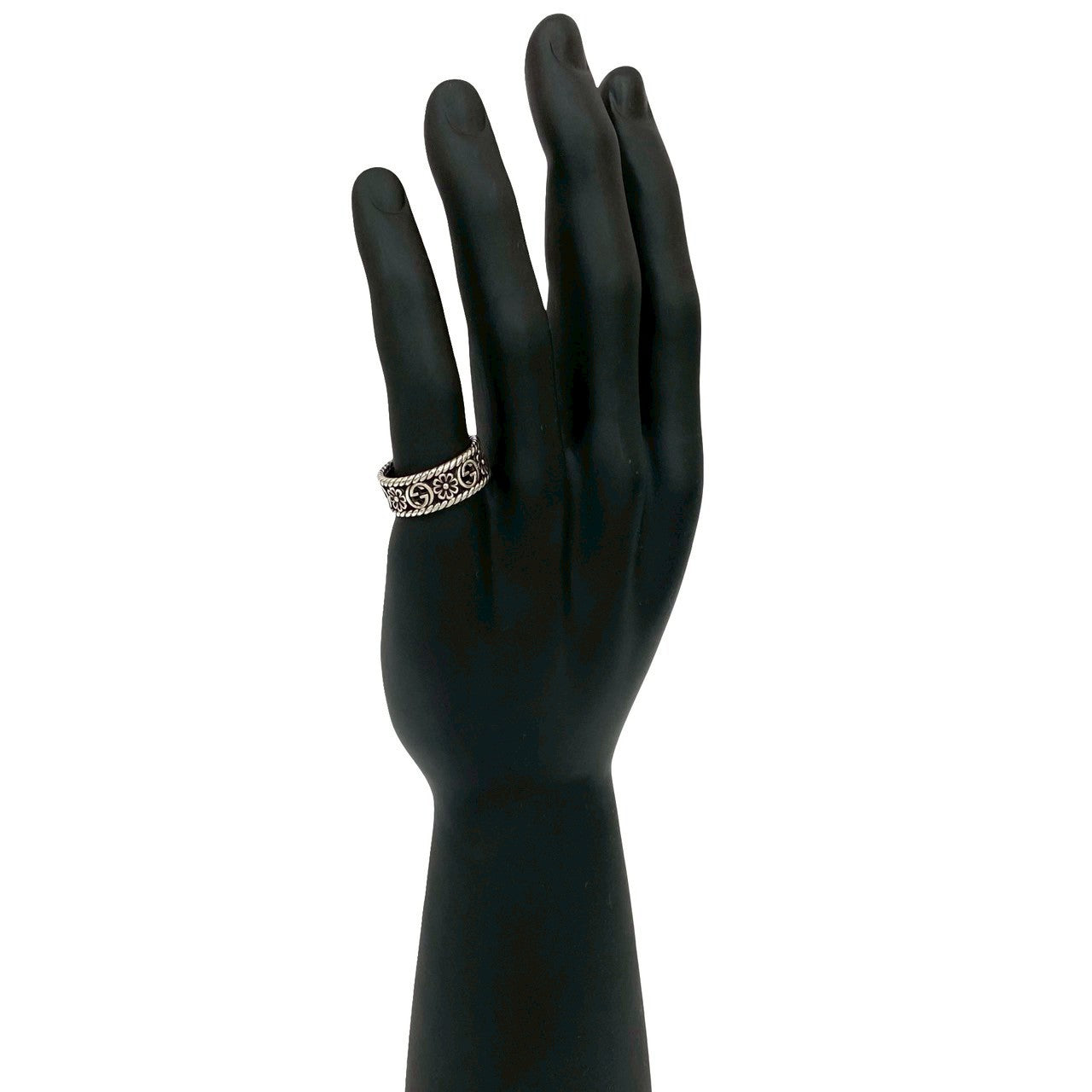 GUCCI Ring Silver925 Silver interlocking G flower 19