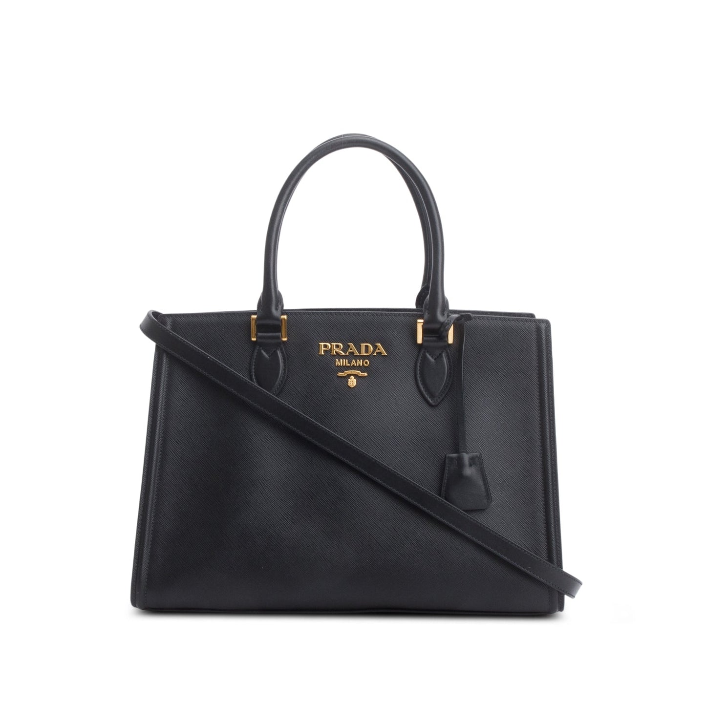 Prada Black Saffiano Soft Calfskin Tote