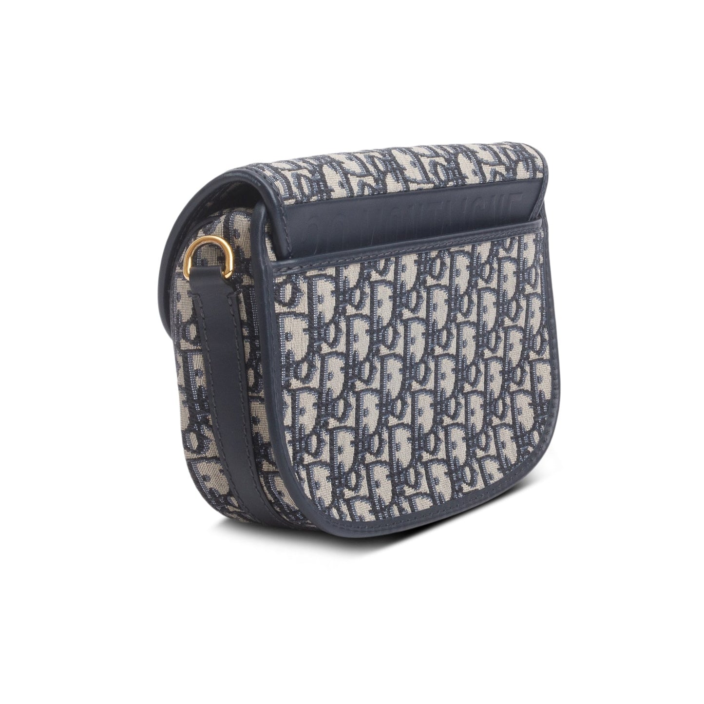 Christian Dior 2020 Blue Oblique Jacquard Medium Bobby Bag