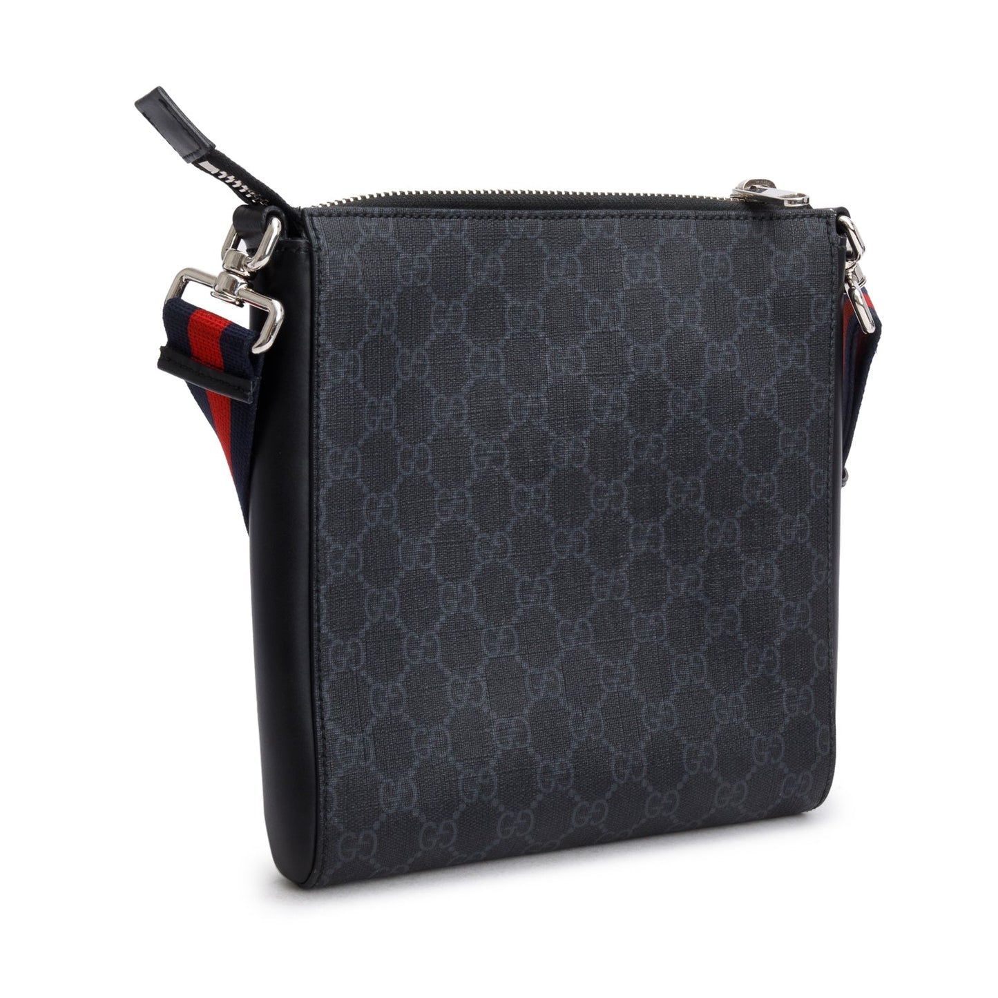 Gucci Black GG Supreme Small Messenger Bag