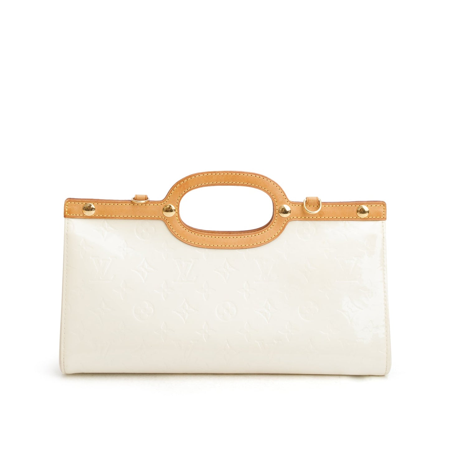 Louis Vuitton Neutral Monogram Vernis Roxbury